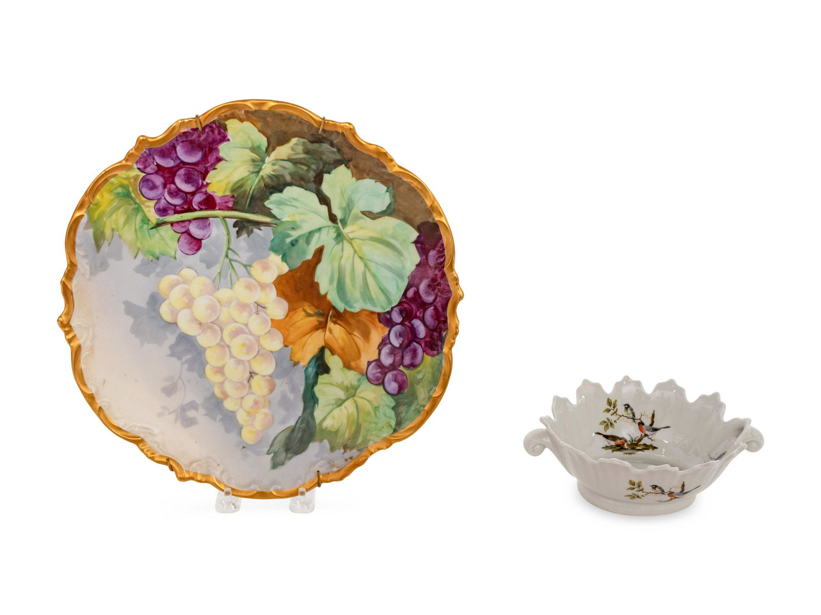 Two Limoges Porcelain Articles Diameter of tray 12 (1 of 2)