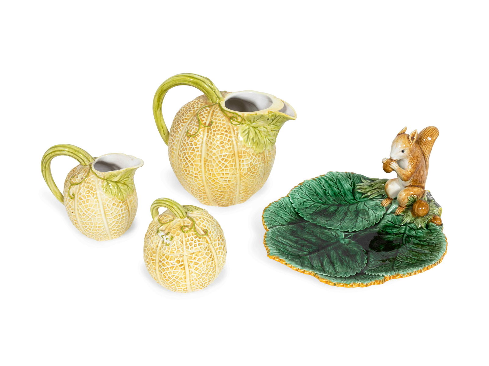 A Collection of Four Ceramic Table Articles Height of (1 of 4)