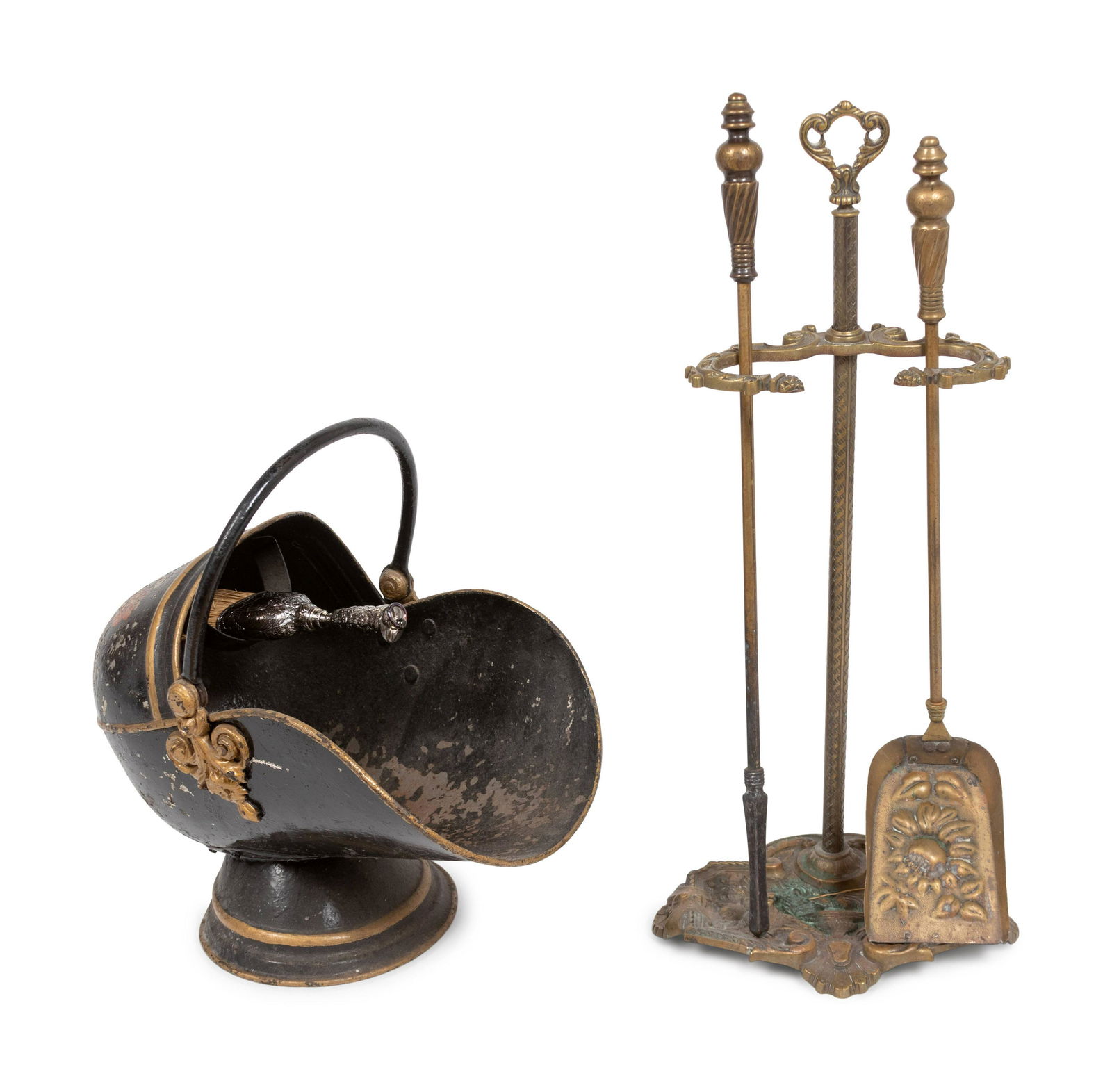 A Collection of Fireplace Tools Height of tallest 26 x (1 of 6)