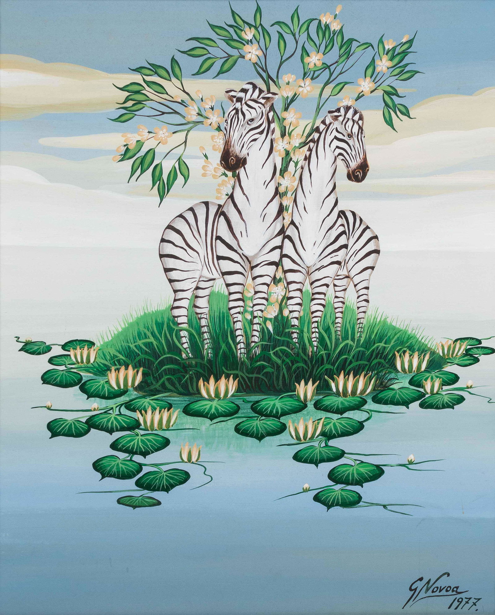 Gustavo Novoa (American, b. 1941) Zebras, 1977 (1 of 1)