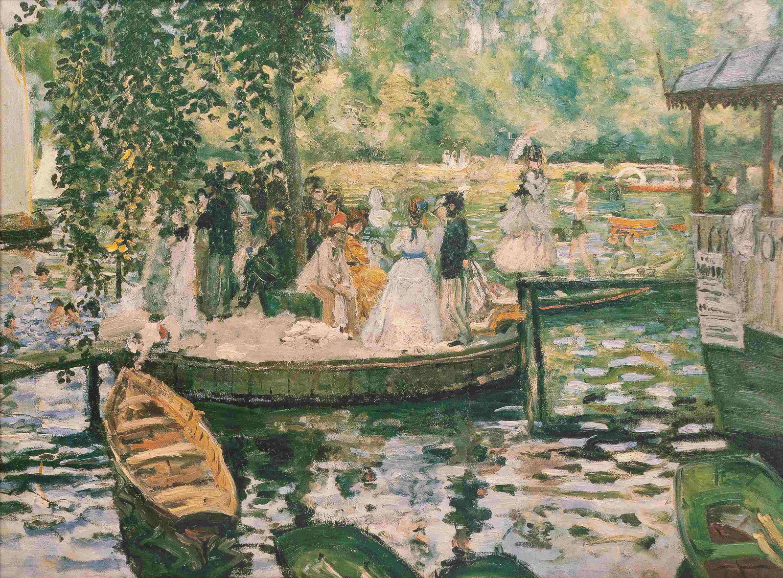 After Pierre-Auguste Renoir La Grenouillere (1 of 1)