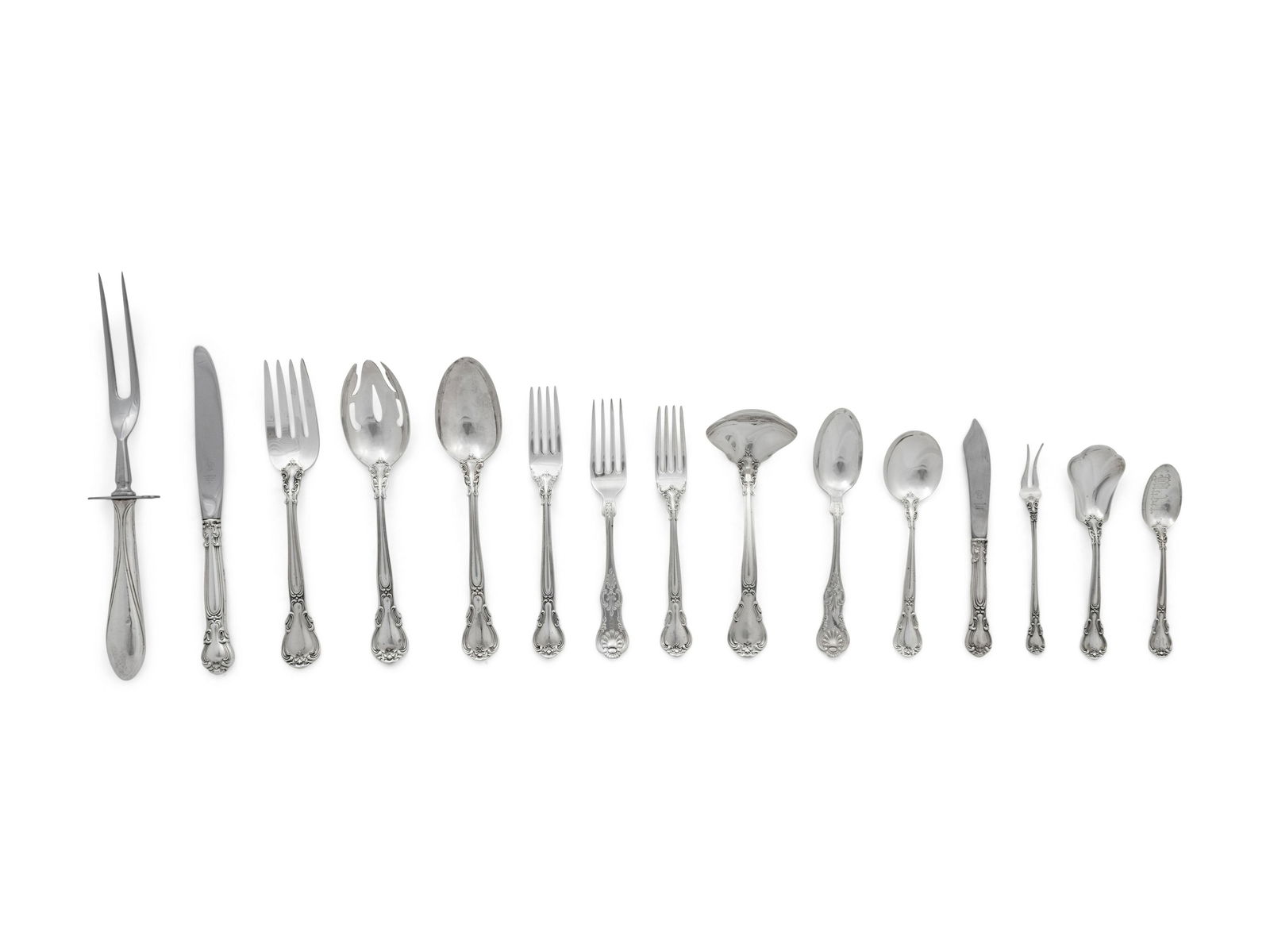 An American Silver Collection of Flatware Articles (1 of 1)