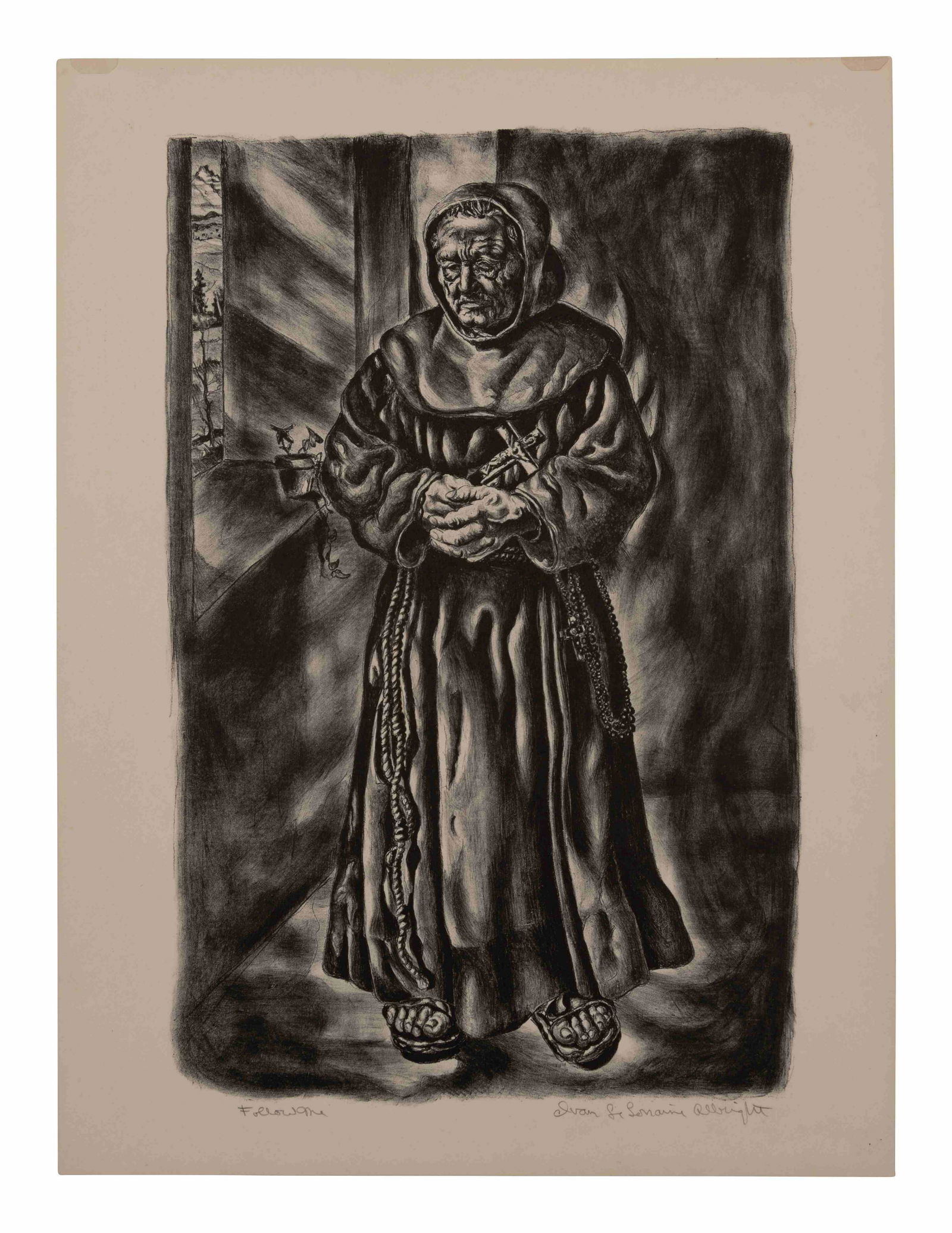 Ivan Albright (American, 1897-1983) Follow Me, 1948 (1 of 5)