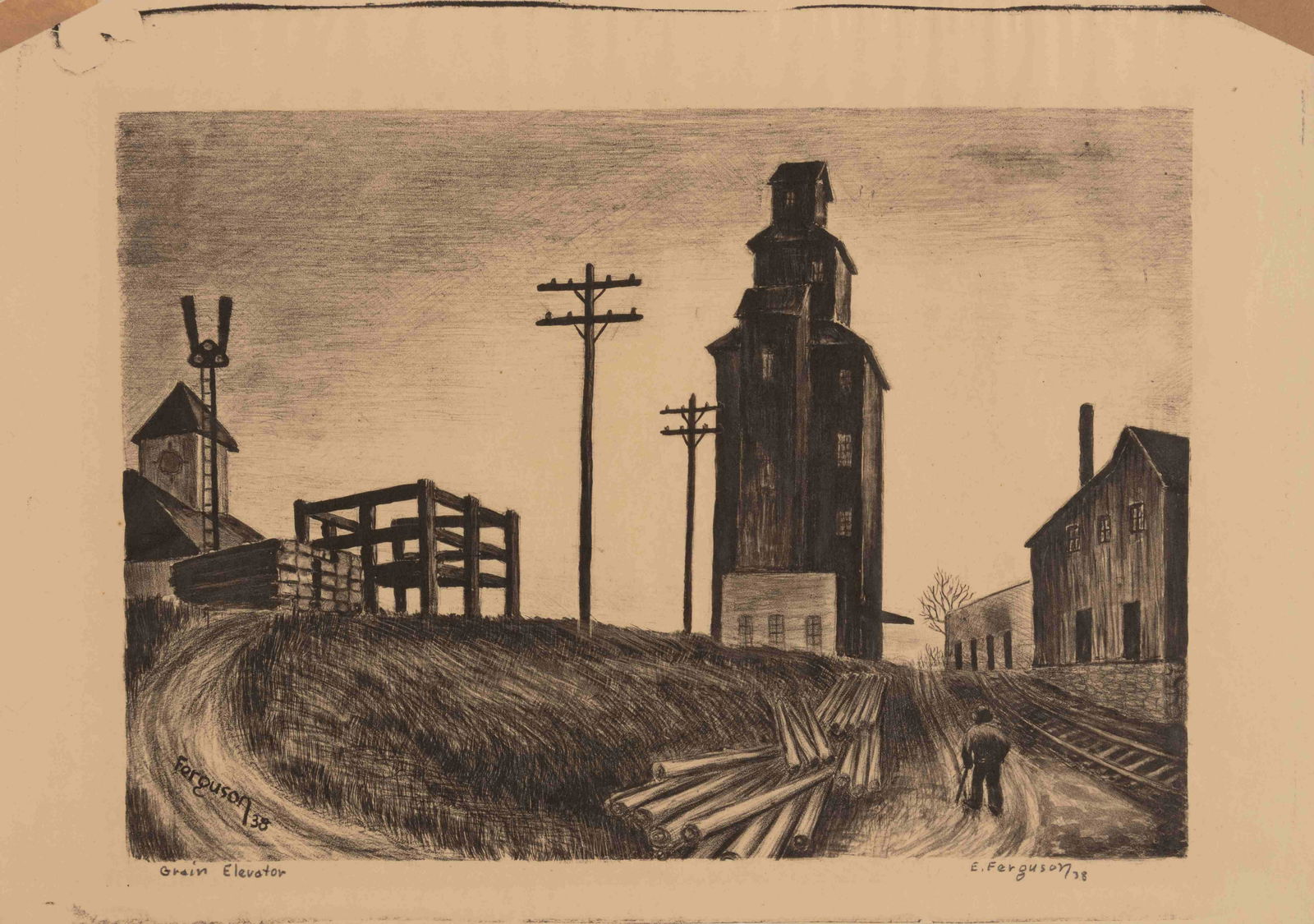 Edward Robert Ferguson (American, b. 1914) A pair of (1 of 3)