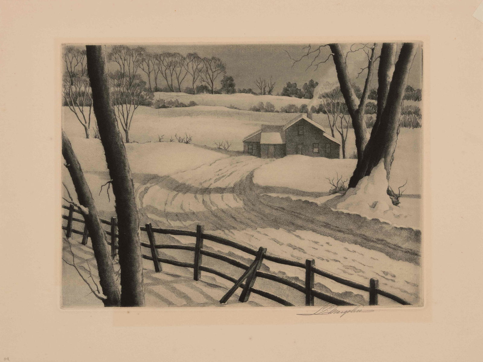 Samuel L. Margolies (American, 1897-1974) A pair of (1 of 4)