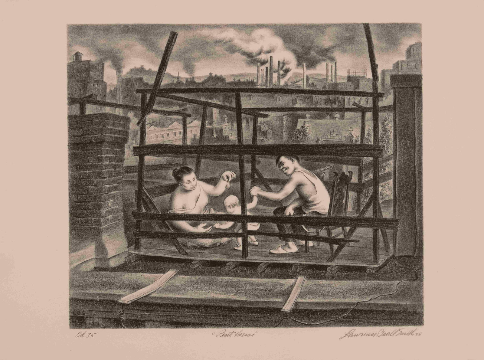 Lawrence Beall Smith (American, 1902-2002) A group of (1 of 4)