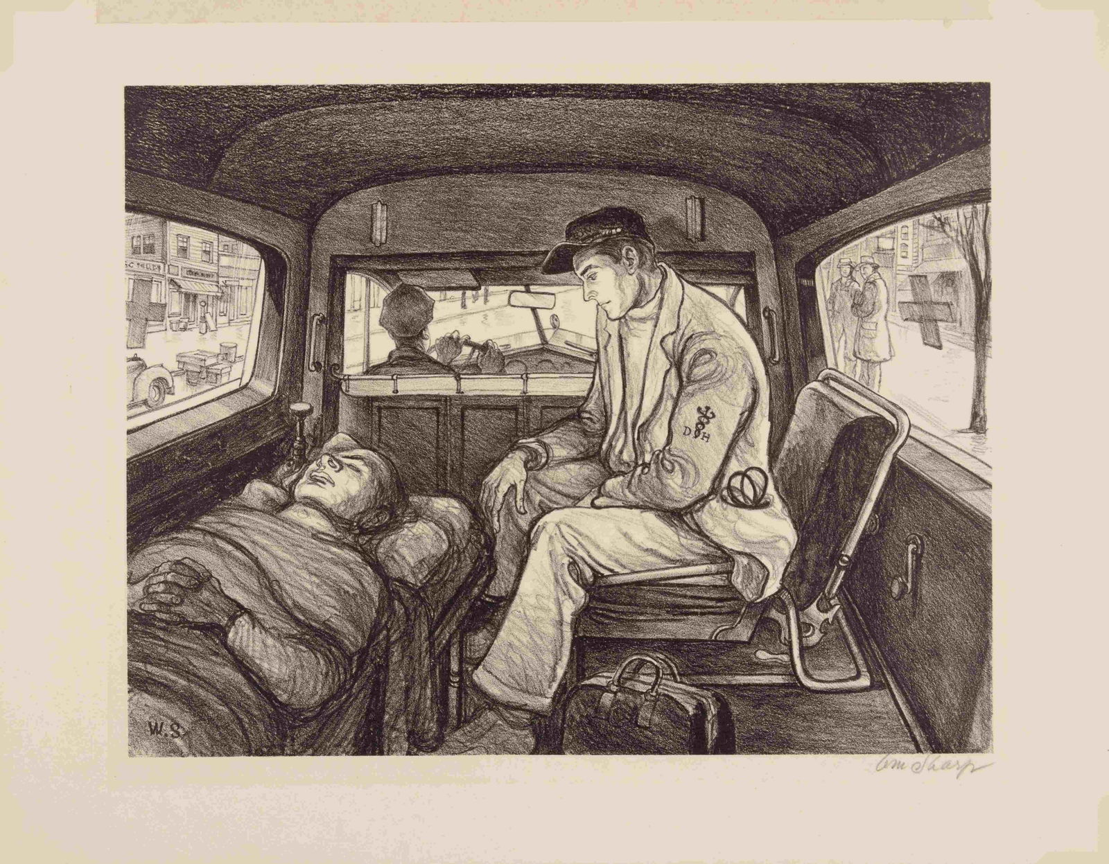 A group of six American prints (Ruth Chaney, Basketball; (1 of 12)