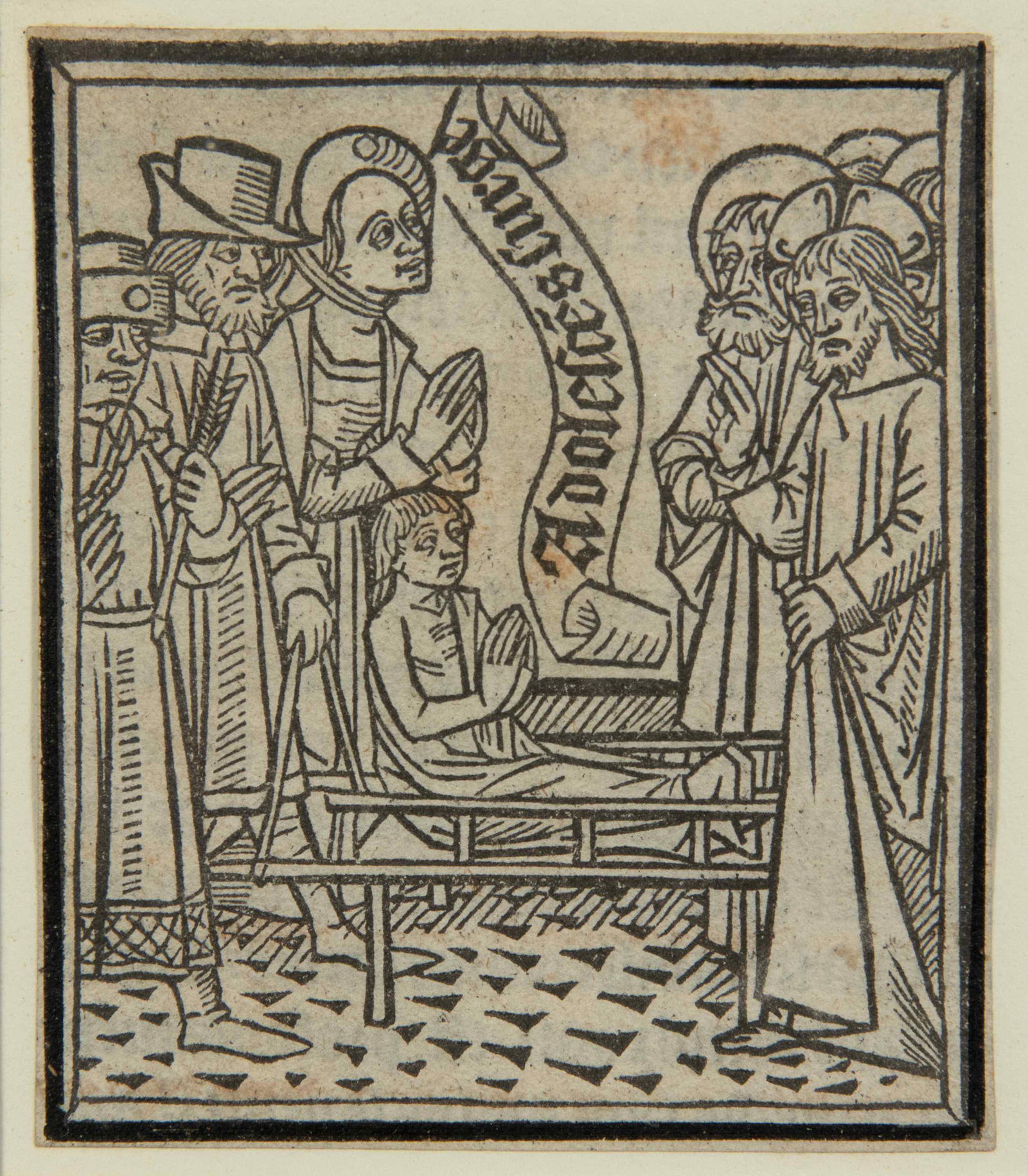 A group of four prints depicting religious imagery (1 of 7)