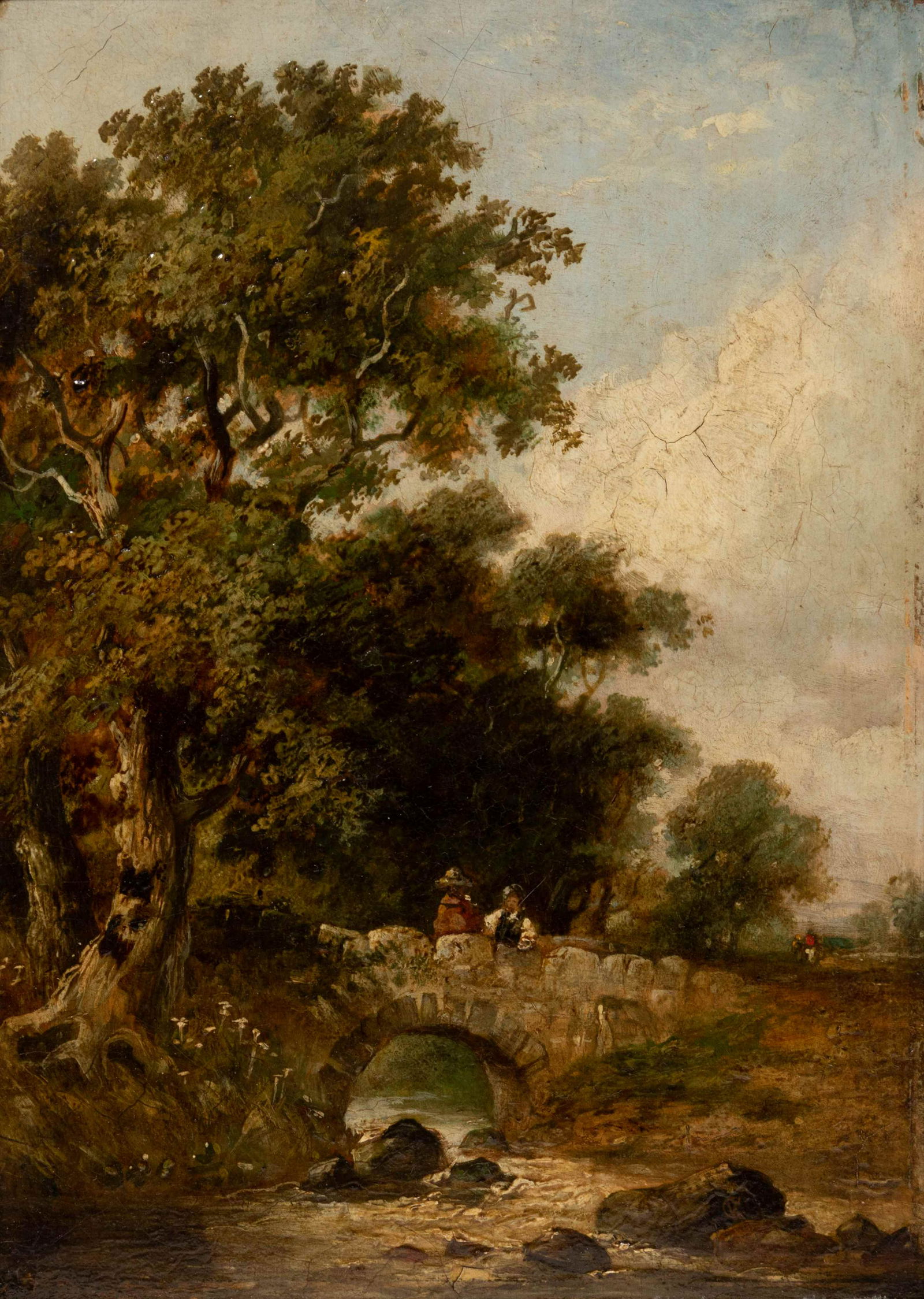 George Vicat Cole (British, 1833-1893) Landscape with (1 of 3)