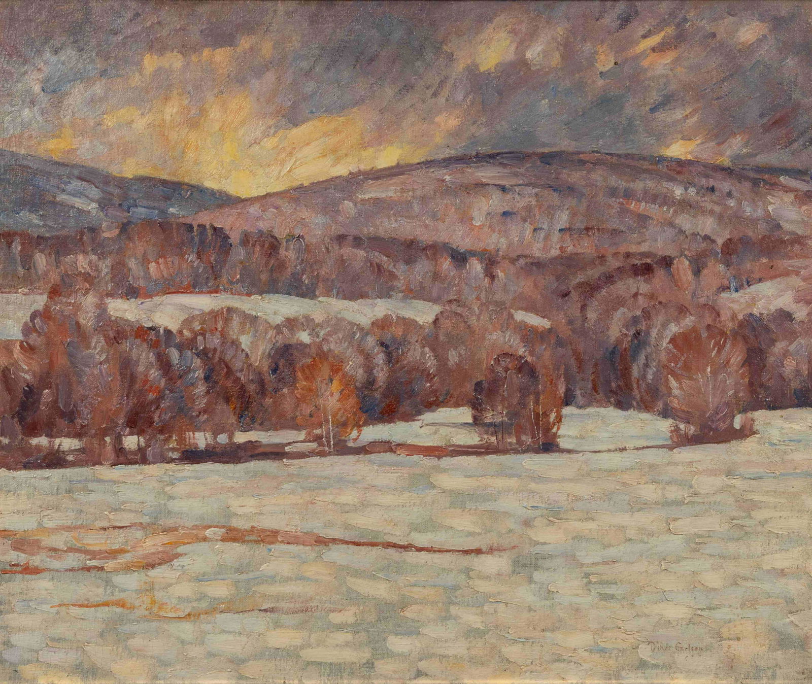 Dines Carlsen (American, 1901-1966) Winter (1 of 5)