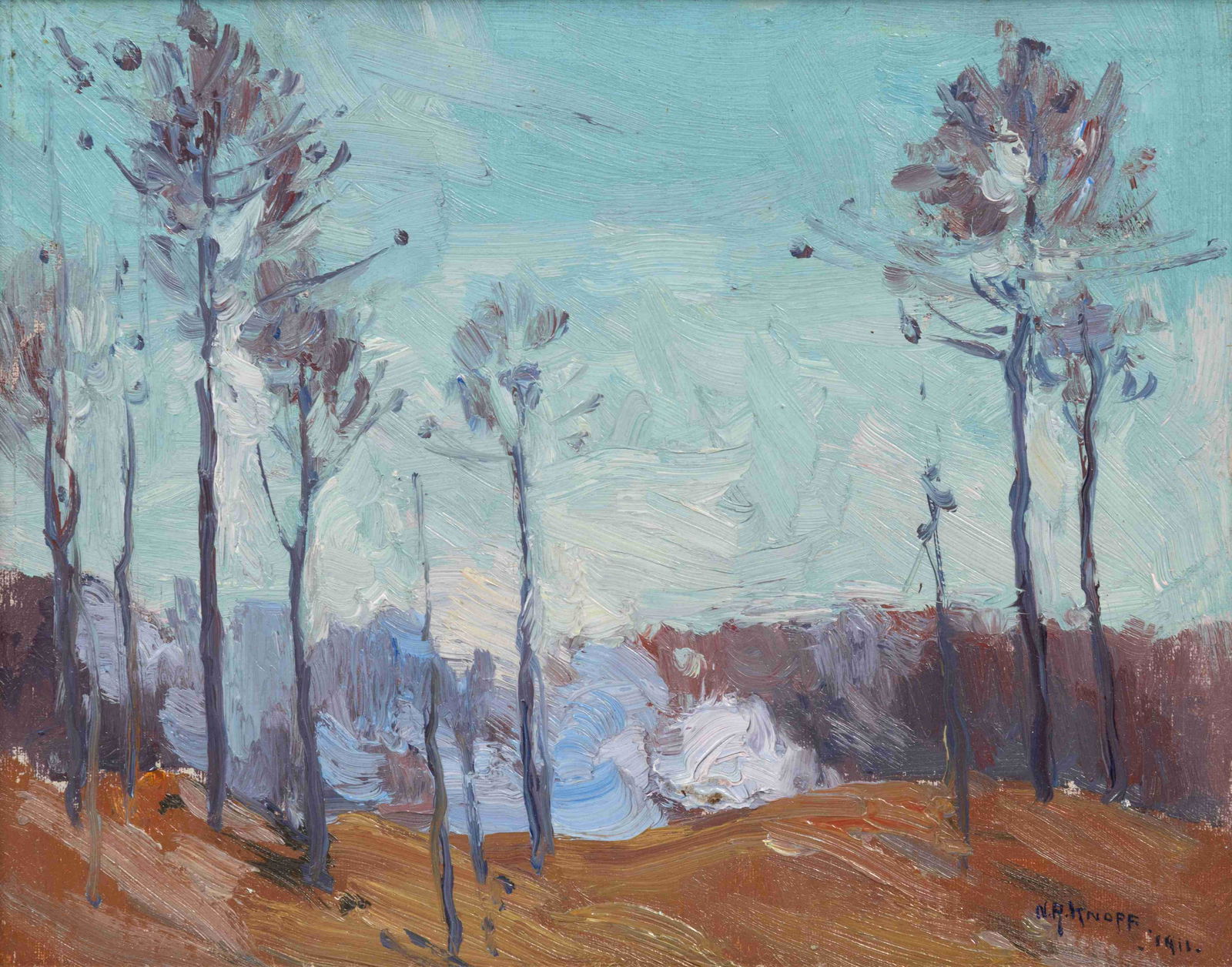 Nellie Augusta Knopf (American, 1875-1962) Burned (1 of 5)