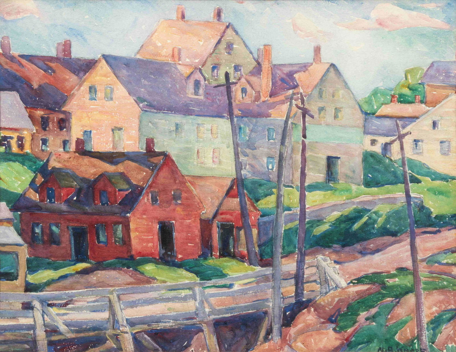 Nellie Augusta Knopf (American, 1875-1962) Sodom (1 of 6)