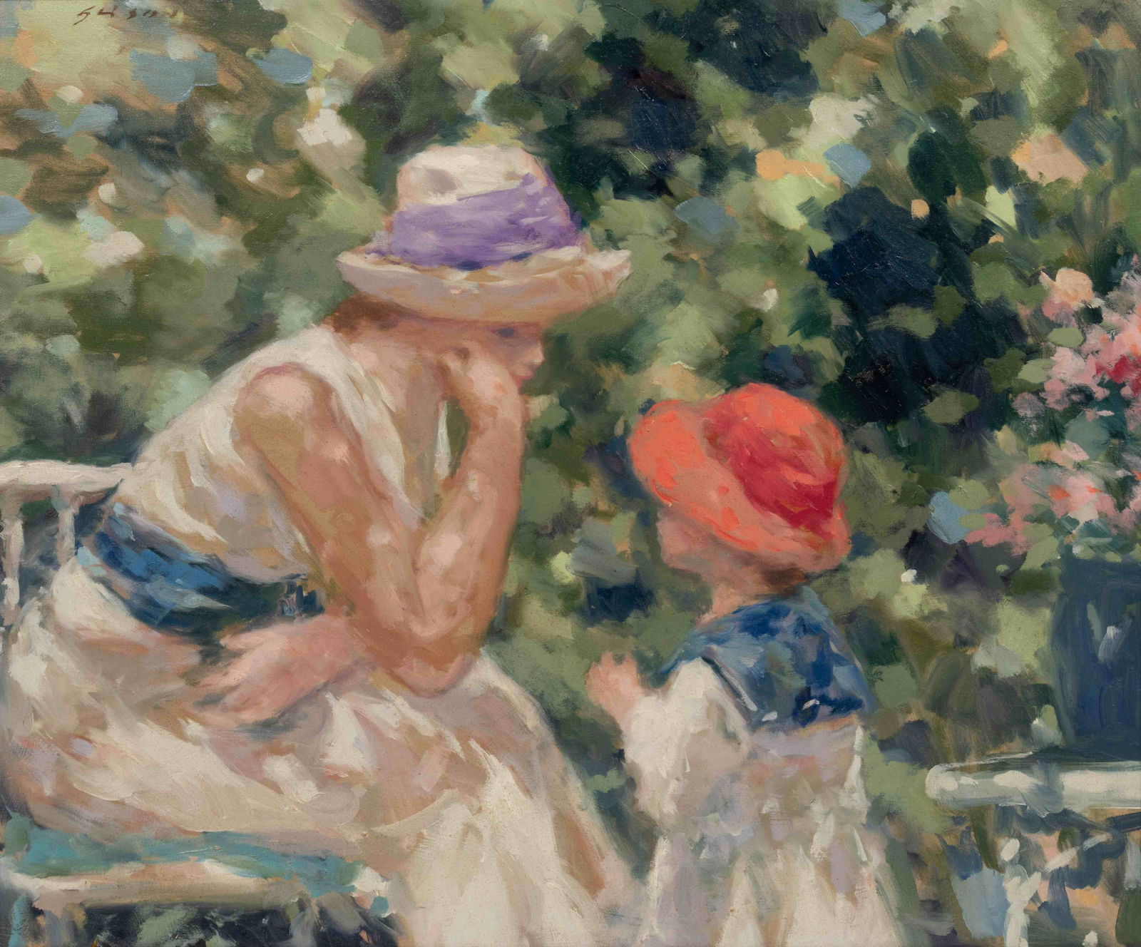 Andre Gisson (American, 1921-2003) Woman and Child in a (1 of 5)