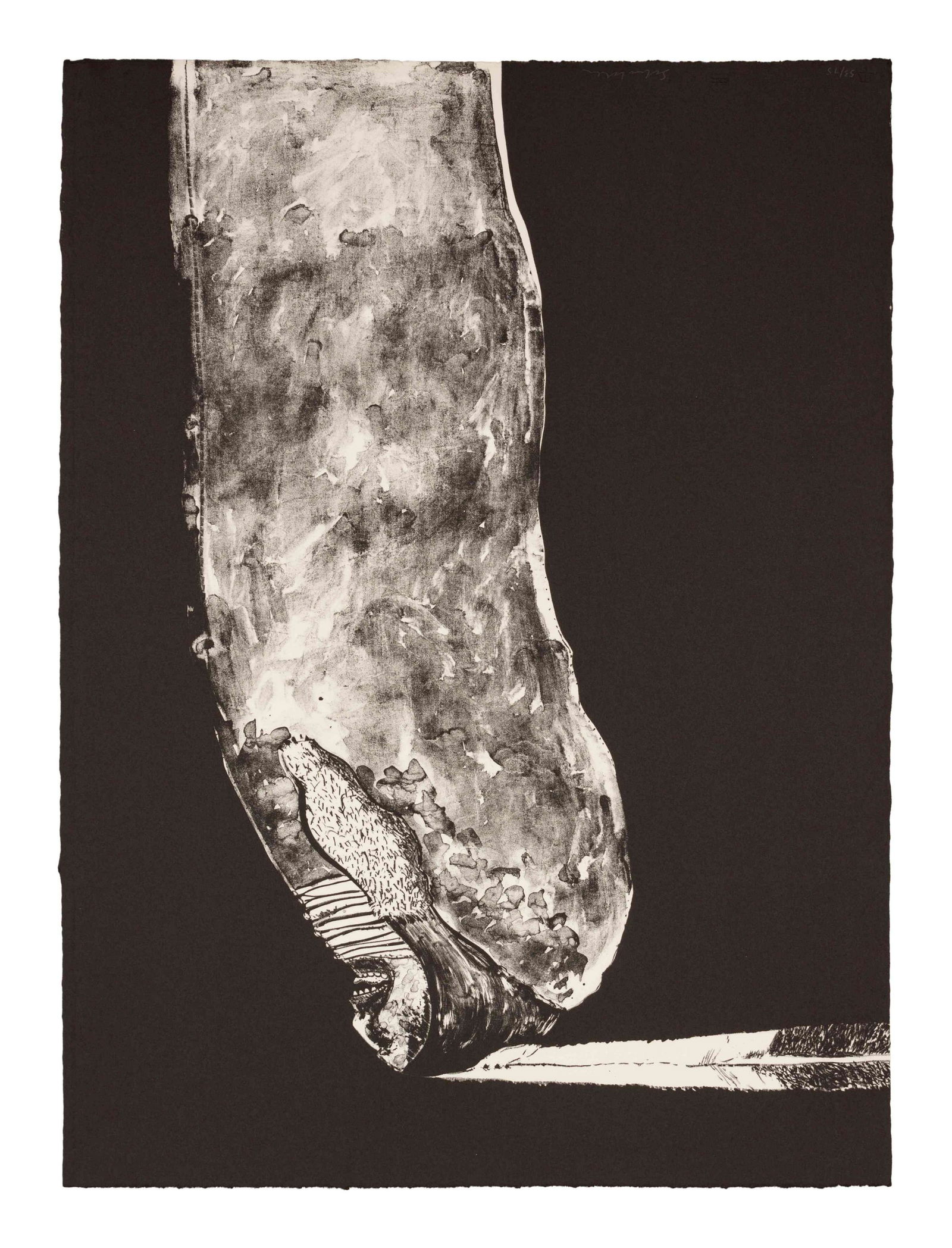 Fritz Scholder  Luiseno, 1937-2005) Lot is located and (1 of 2)