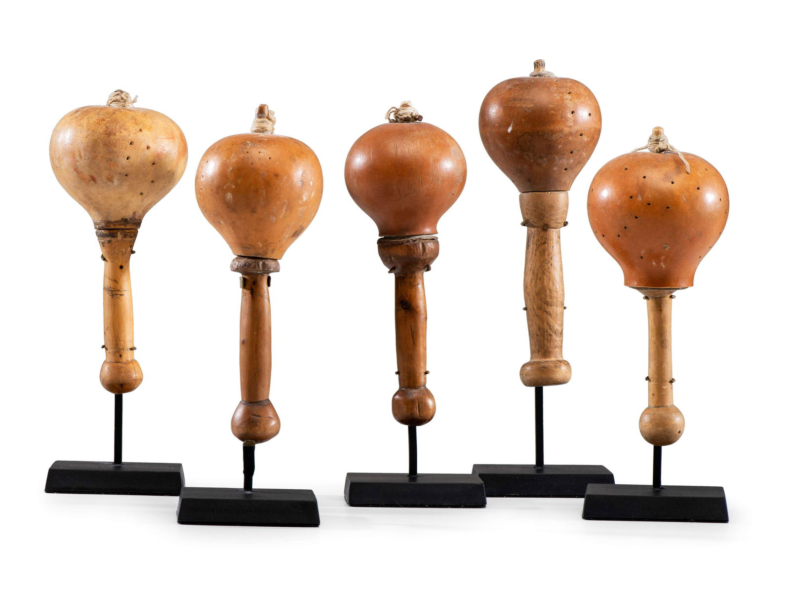 Navajo Gourd RattlesLot is located and will ship from (1 of 4)