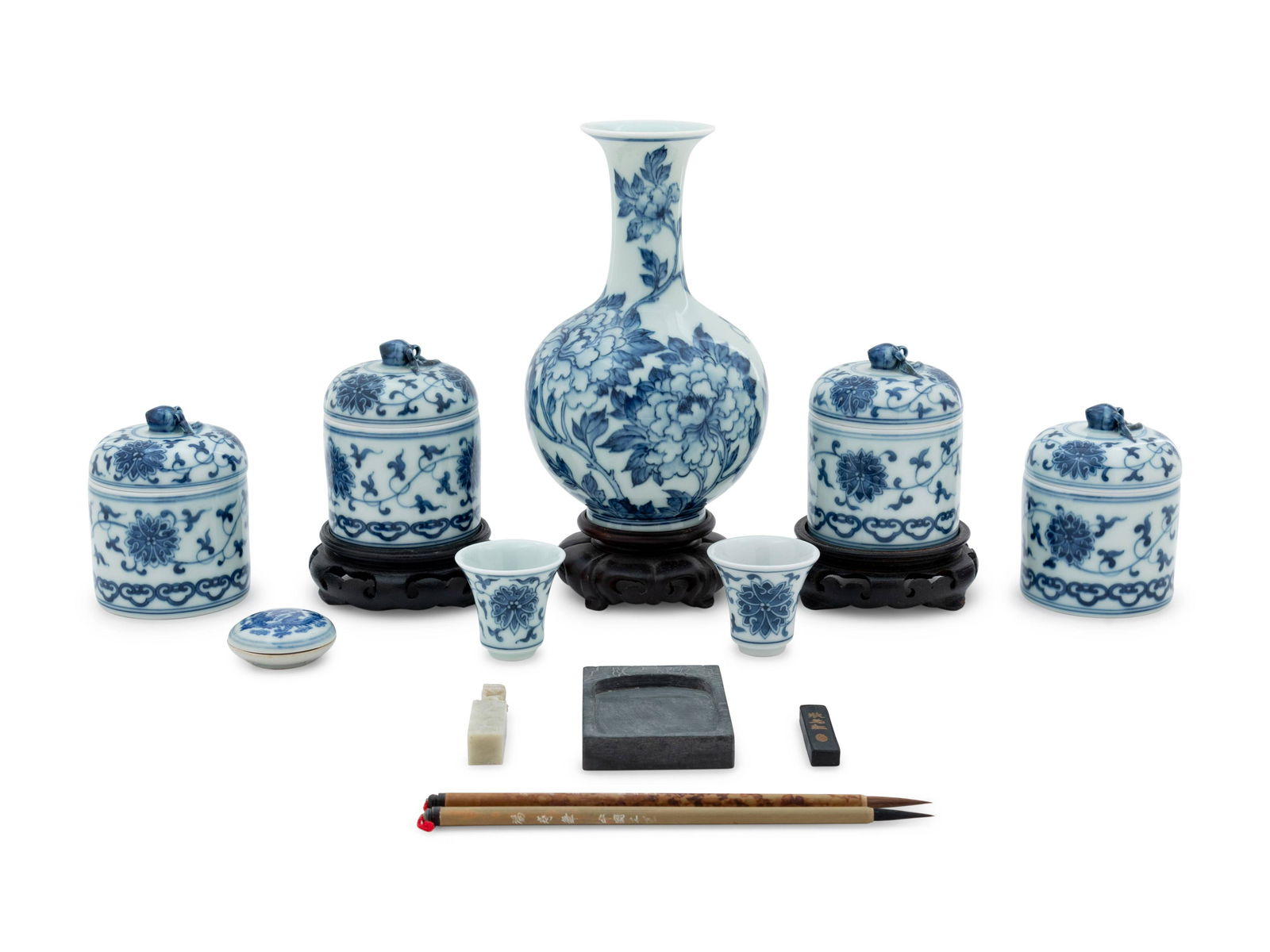 Eleven Chinese Scholar's Objects from Hsiaofang Pottery (1 of 4)