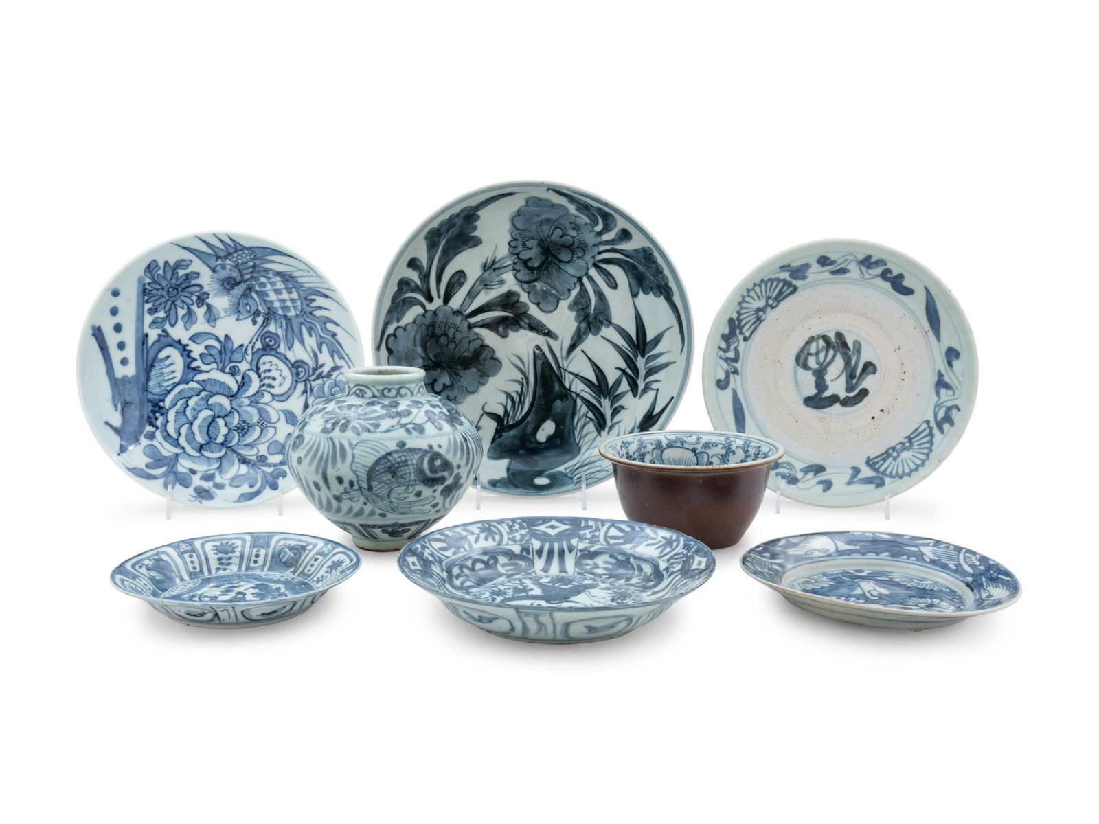 Thirty-Nine Chinese Export Blue and White Porcelain (1 of 4)