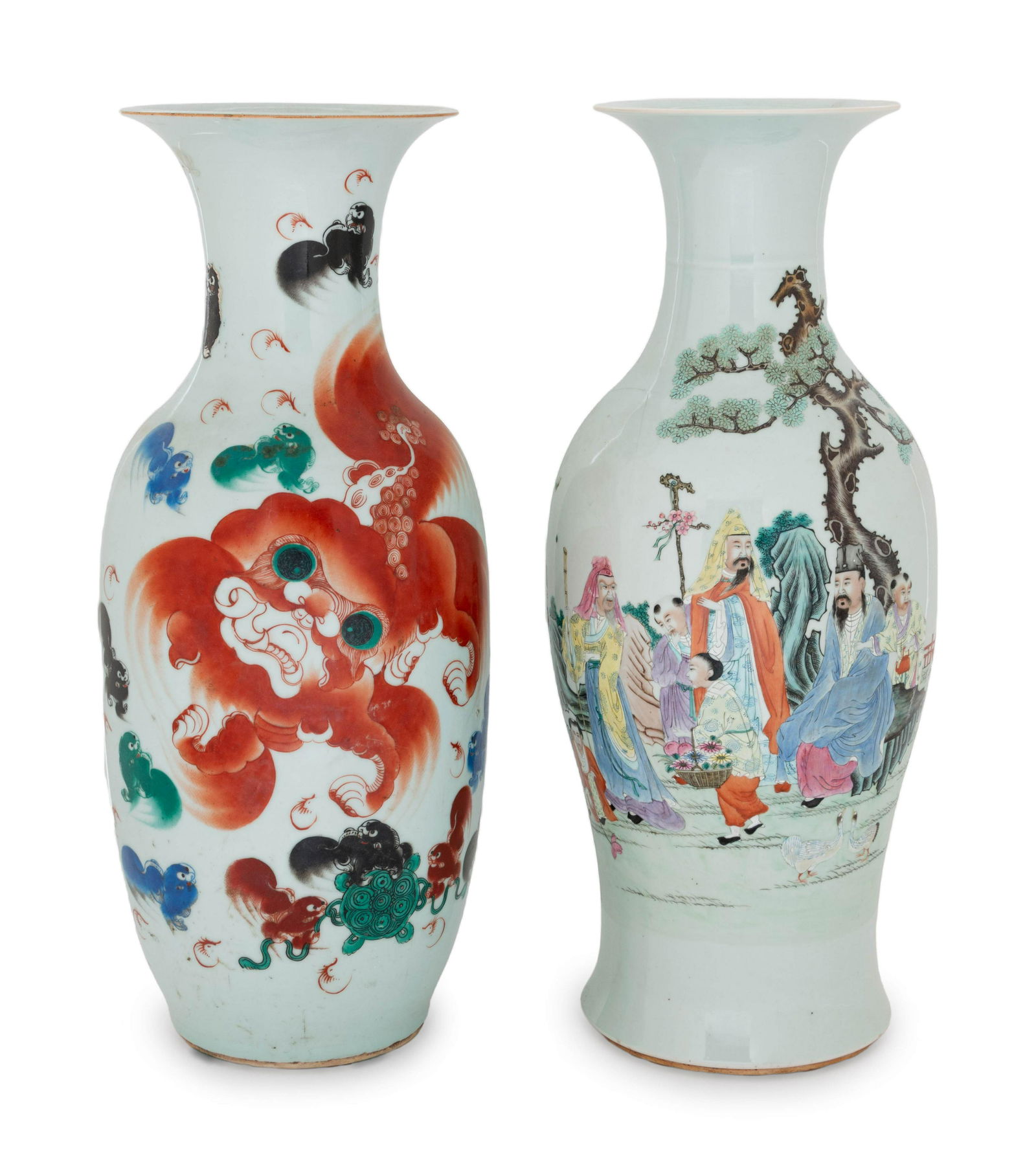A Large Pair of Chinese Vases (1 of 2)