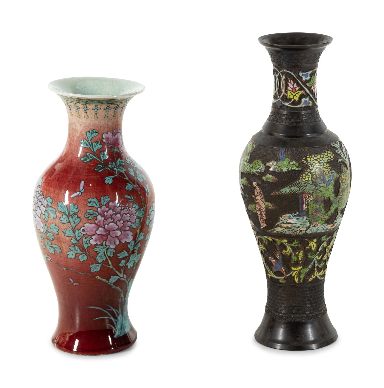 Two Large Chinese Yen-Yen Vases (1 of 1)