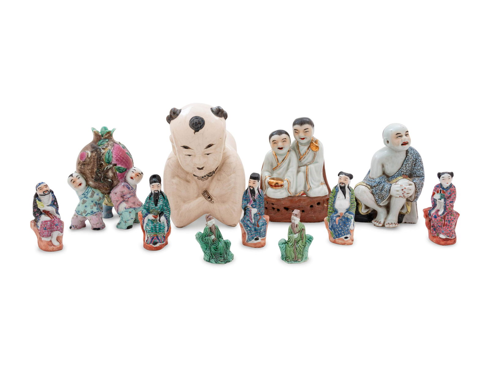Eleven Chinese Porcelain Figures (1 of 3)