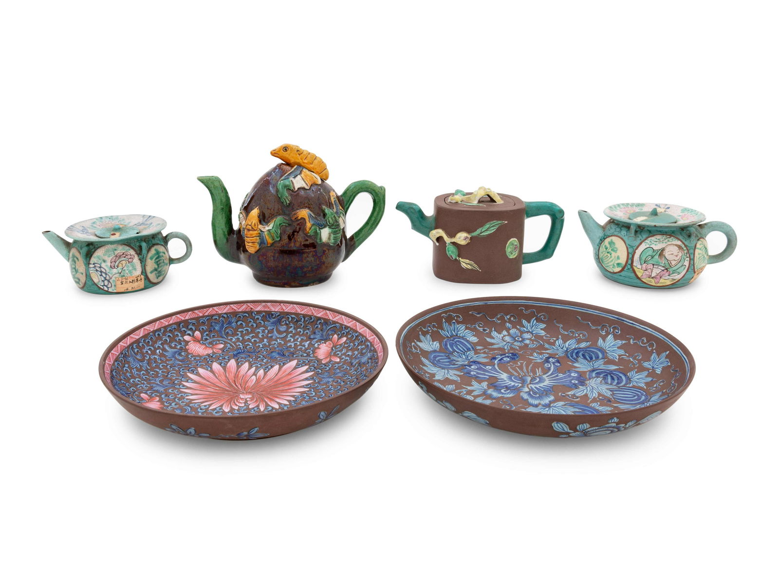 Six Chinese Pottery Tea Articles (1 of 4)