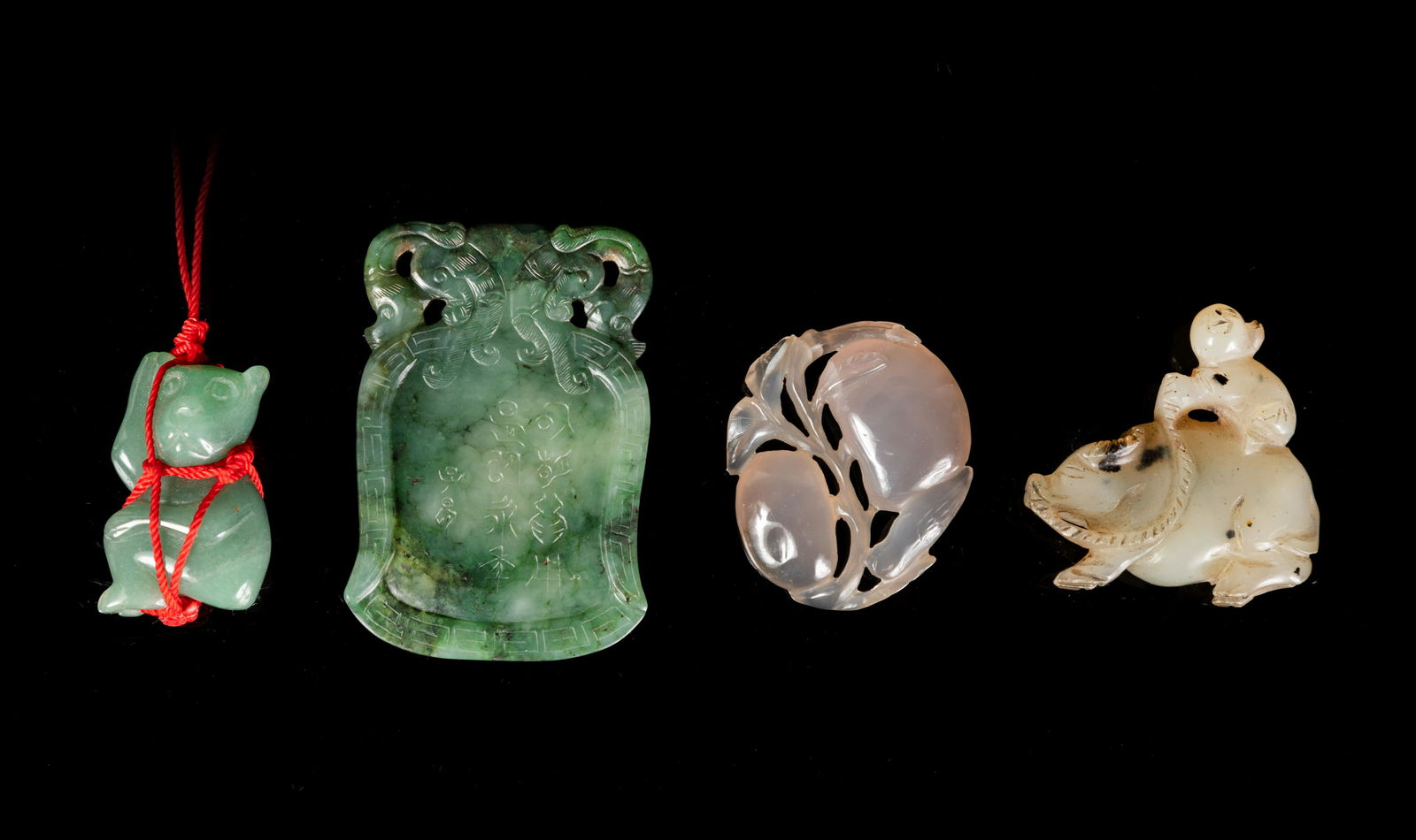 Four Chinese Hardstone Articles (1 of 1)