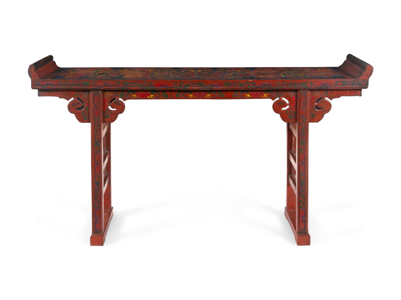 A Chinese Tianqi Lacquer Altar Table (1 of 3)