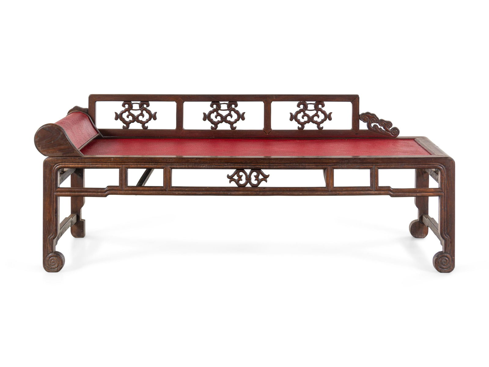 A Chinese Hardwood Day Bed (1 of 3)