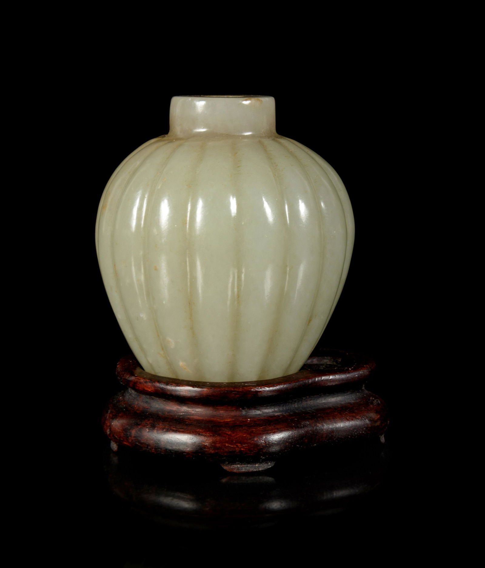 A Chinese Celadon Jade Snuff Bottle (1 of 3)