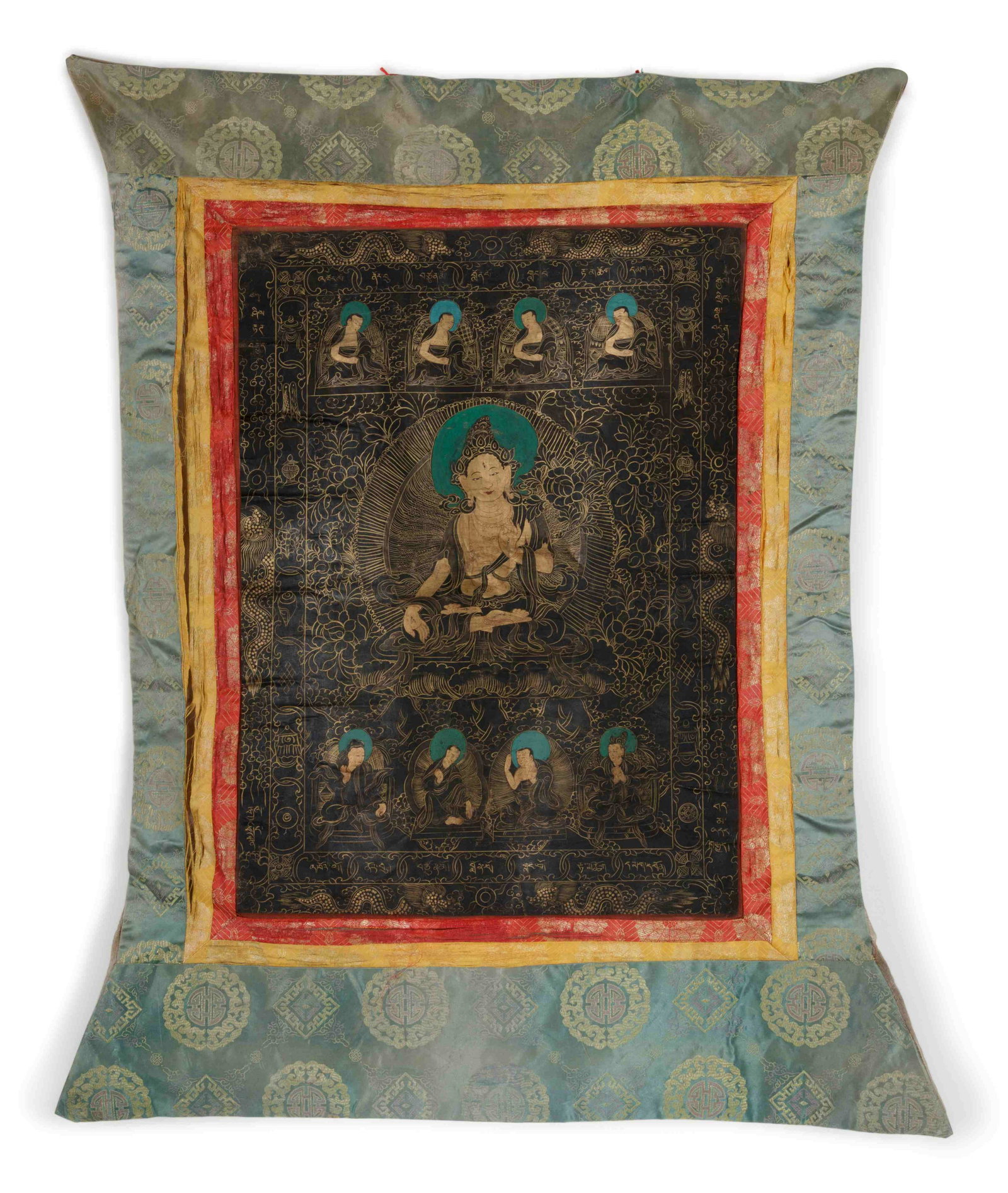 A Tibetan Thangka of a Bodhisattva (1 of 2)