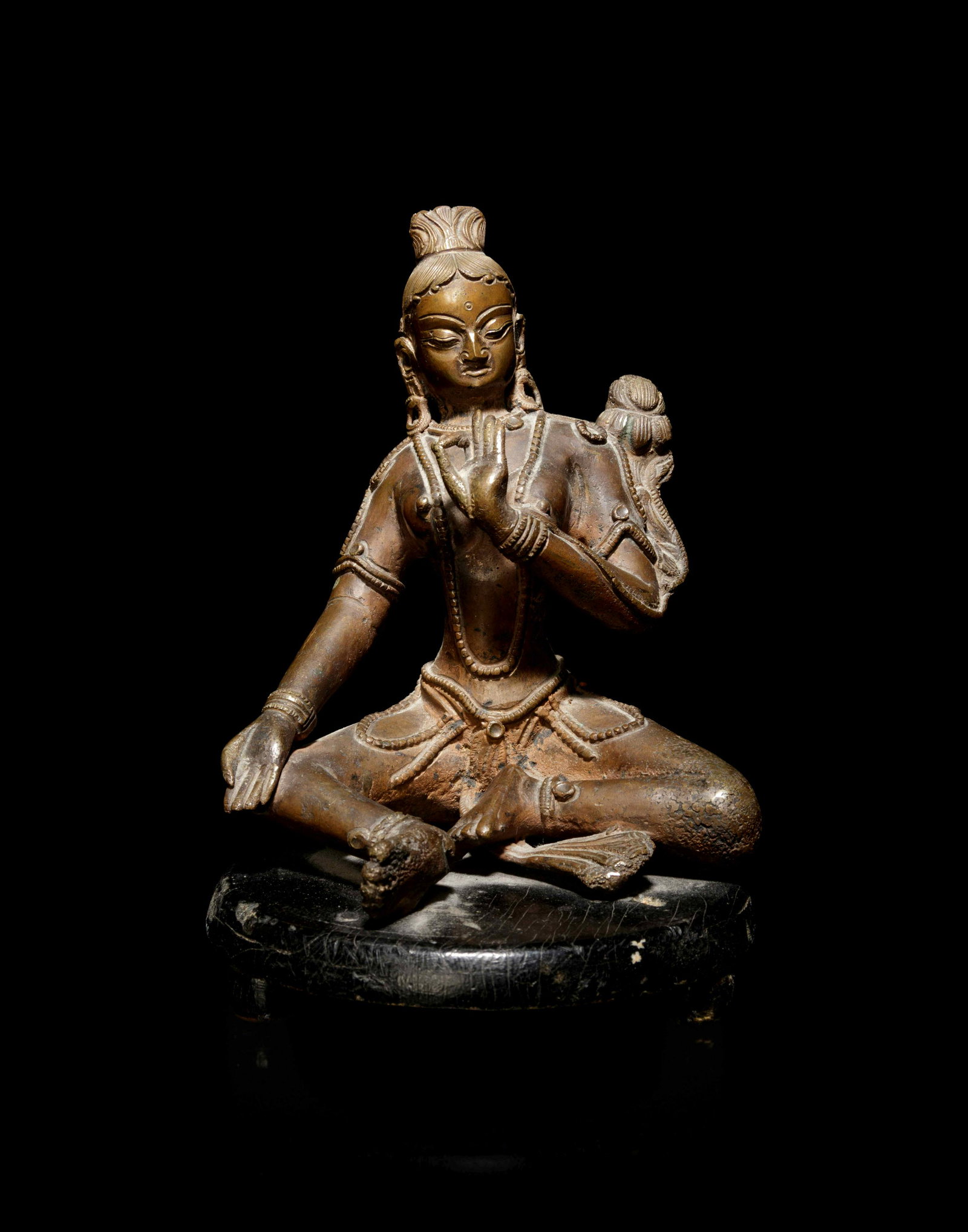 A Tibetan Bronze Figure of Lokeshvara (1 of 3)