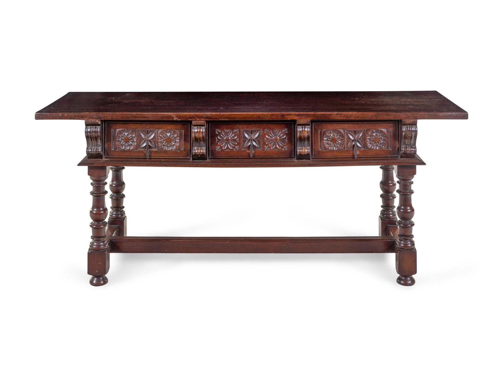A Spanish or Italian Baroque Style Walnut Sideboard (1 of 3)
