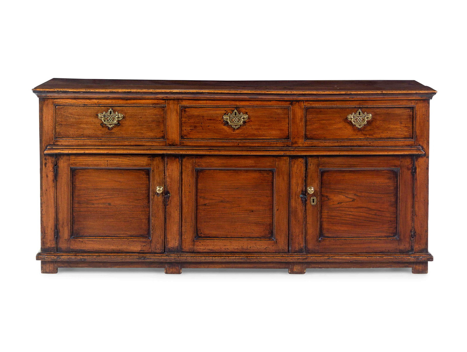 A George III Elm Sideboard Cabinet (1 of 4)