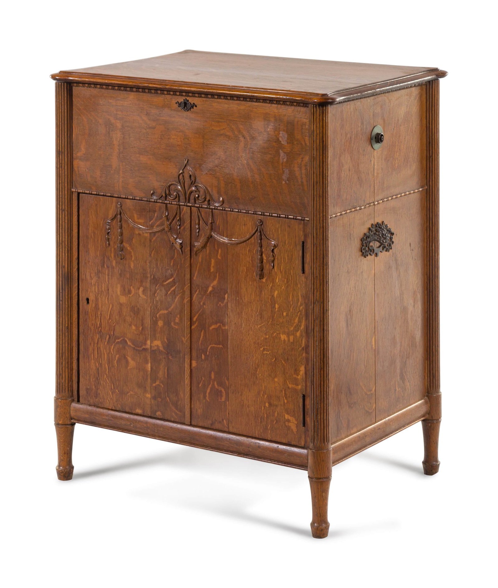 A Stella Oak Cased Disk Music Box (1 of 3)