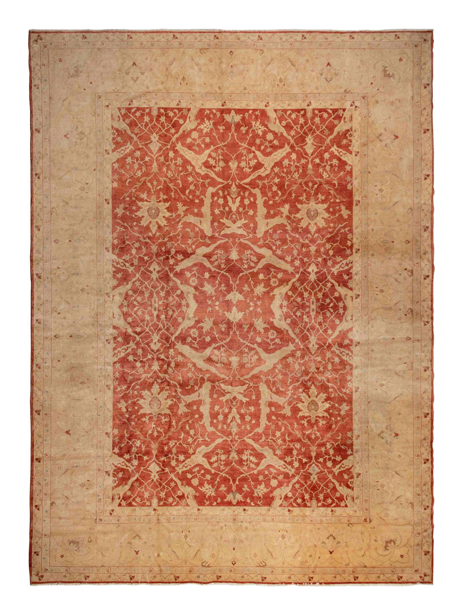 An Indo-Tabriz Wool Rug (1 of 4)