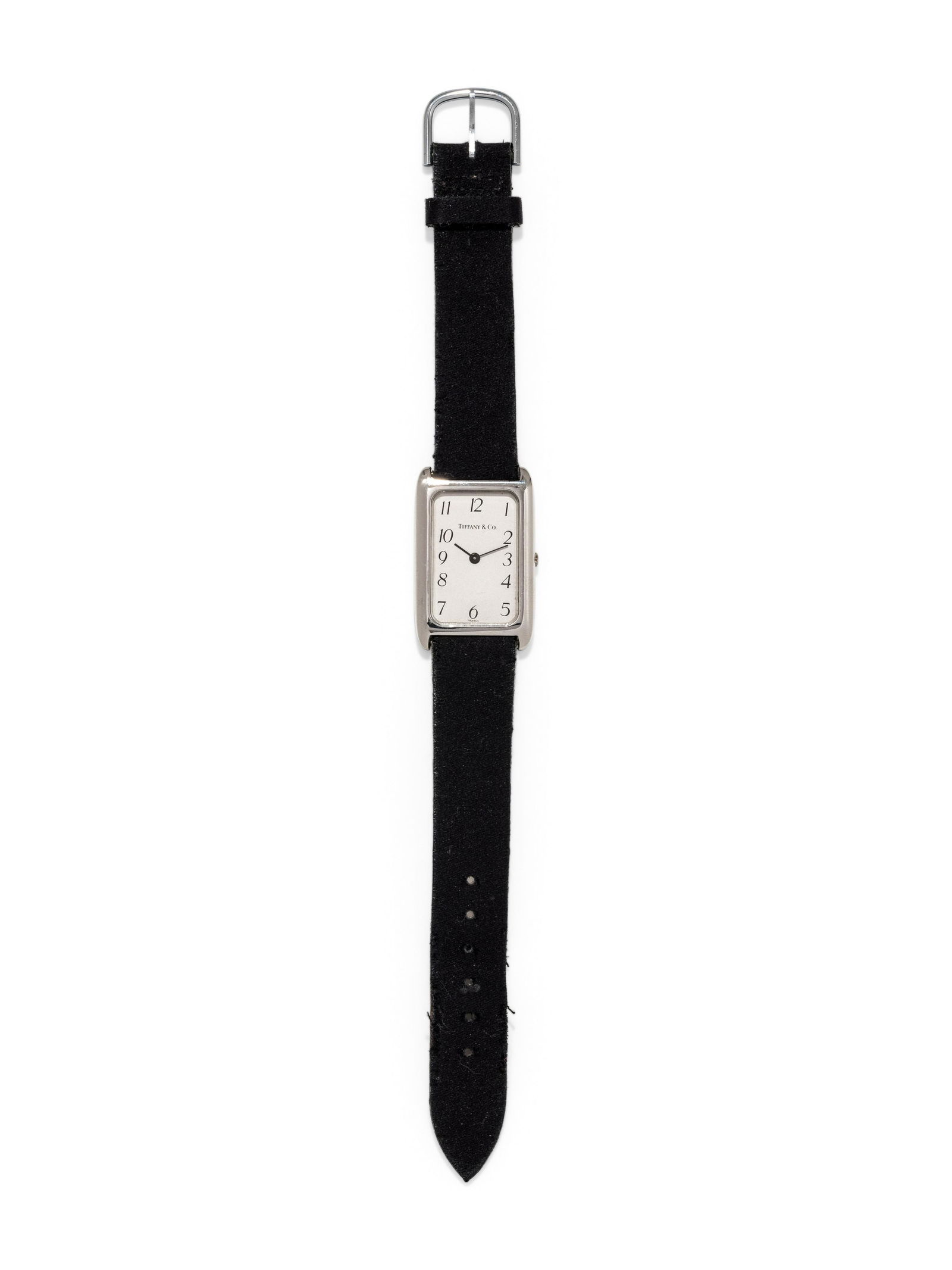 TIFFANY & CO., PLATINUM WRISTWATCH (1 of 3)