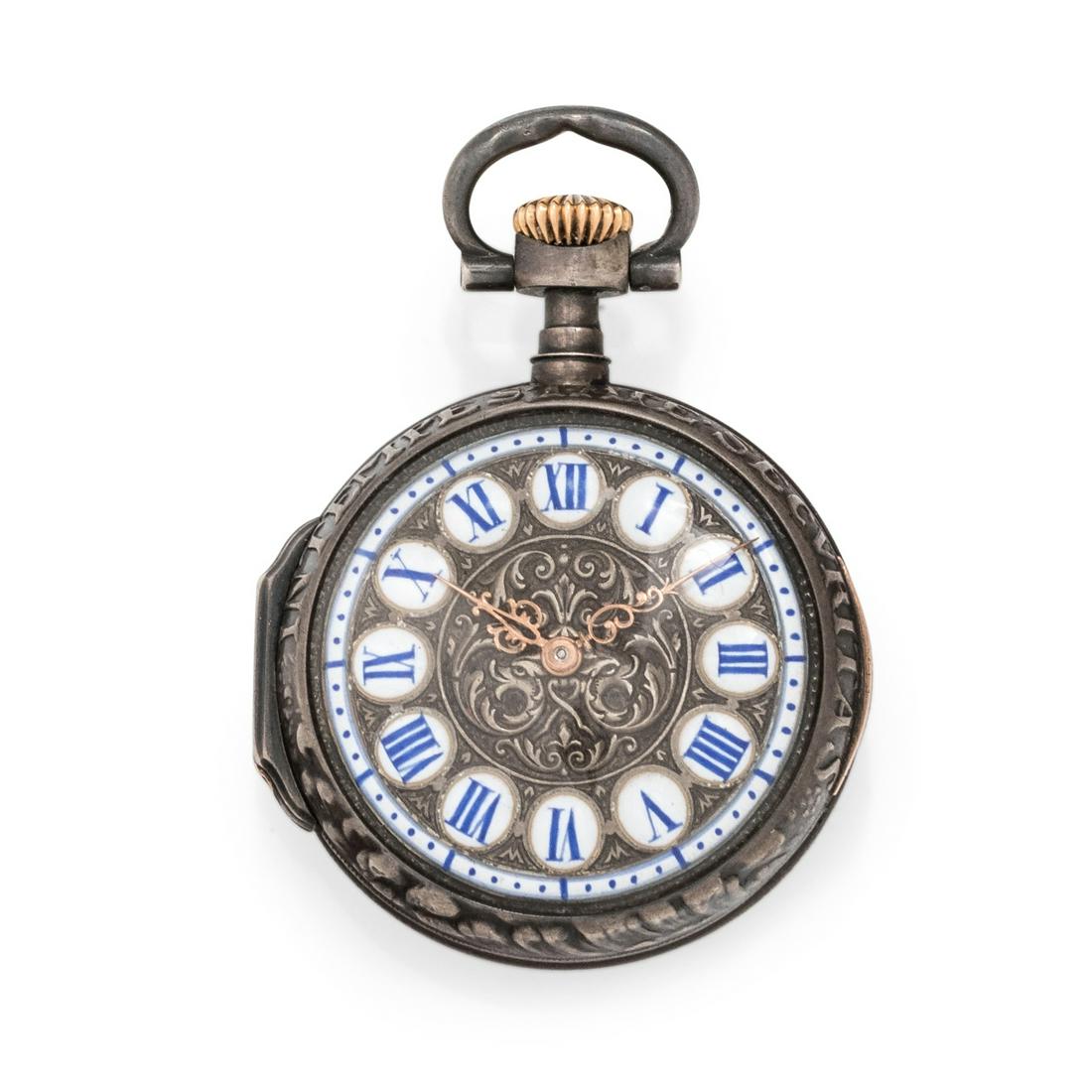 PATEK PHILIPPE, SPAULDING & CO., SILVER OPEN FACE (1 of 3)