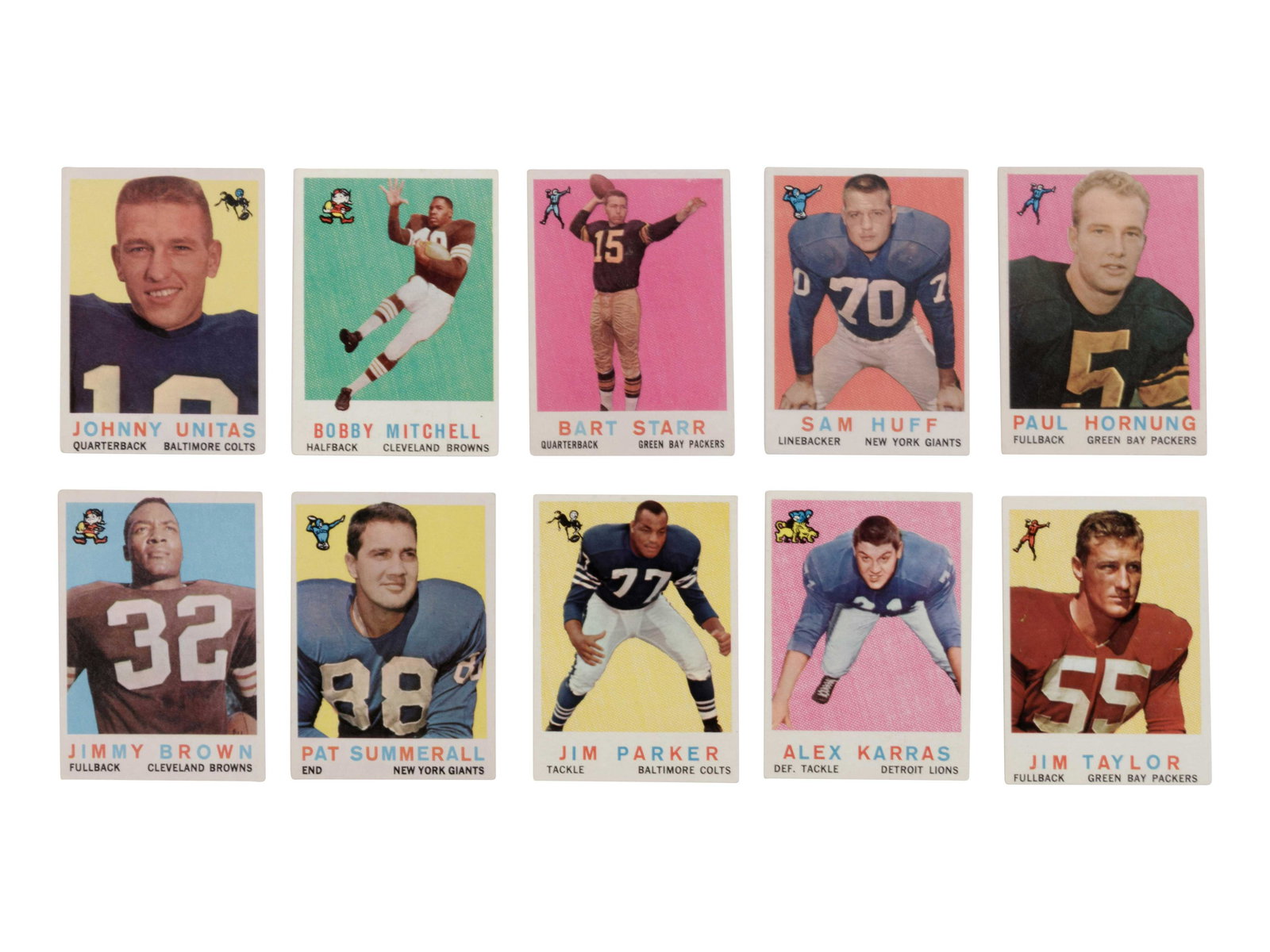 A 1959 Topps Football Complete Set, (1 of 2)