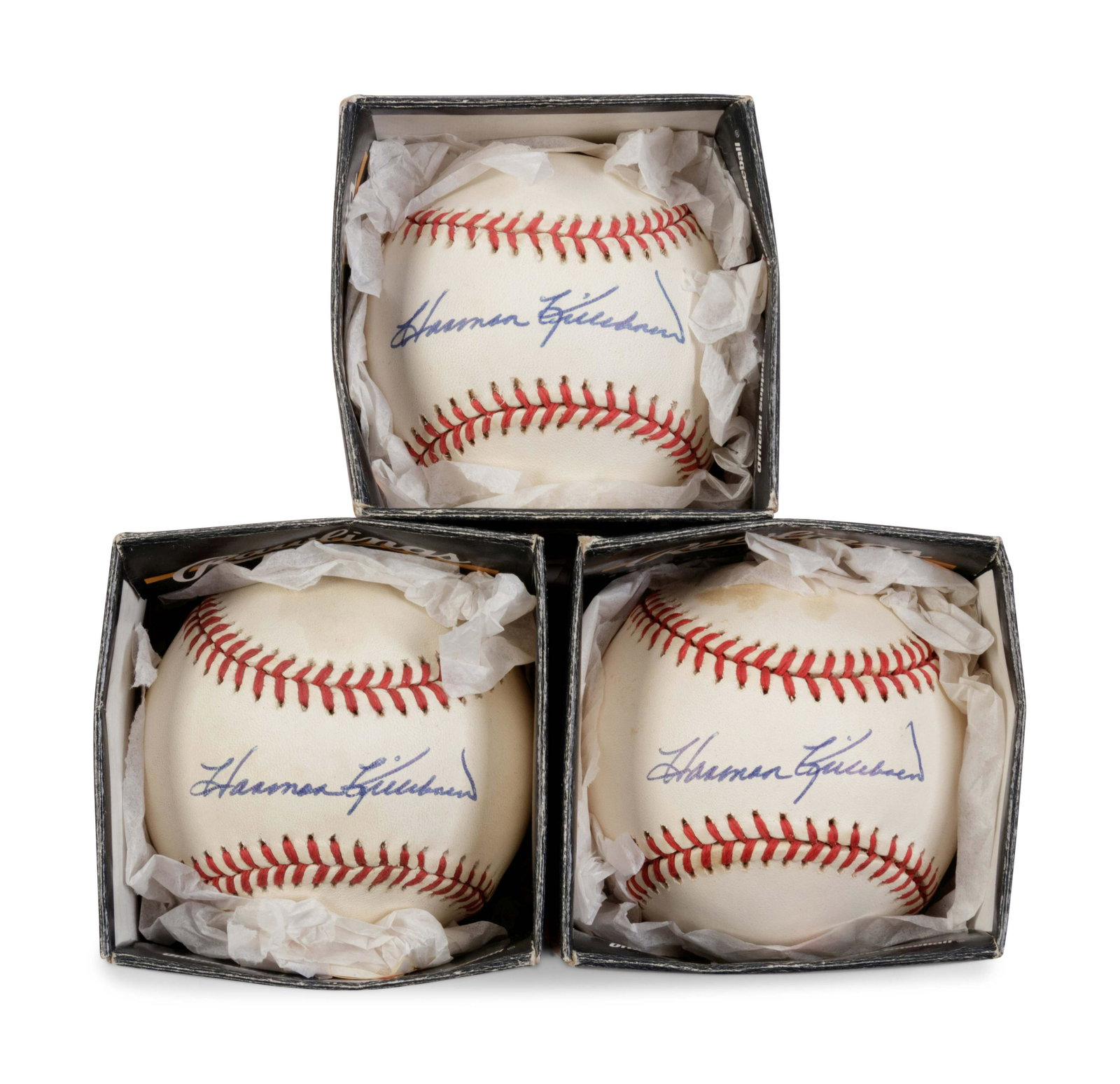A Group of Three Harmon Killebrew Signed Baseballs, (1 of 1)