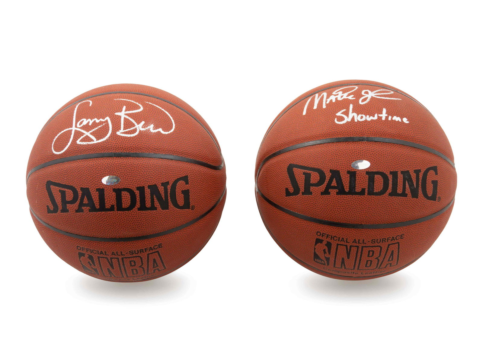 Two Larry Bird and Magic Johnson Signed Basketballs (1 of 4)