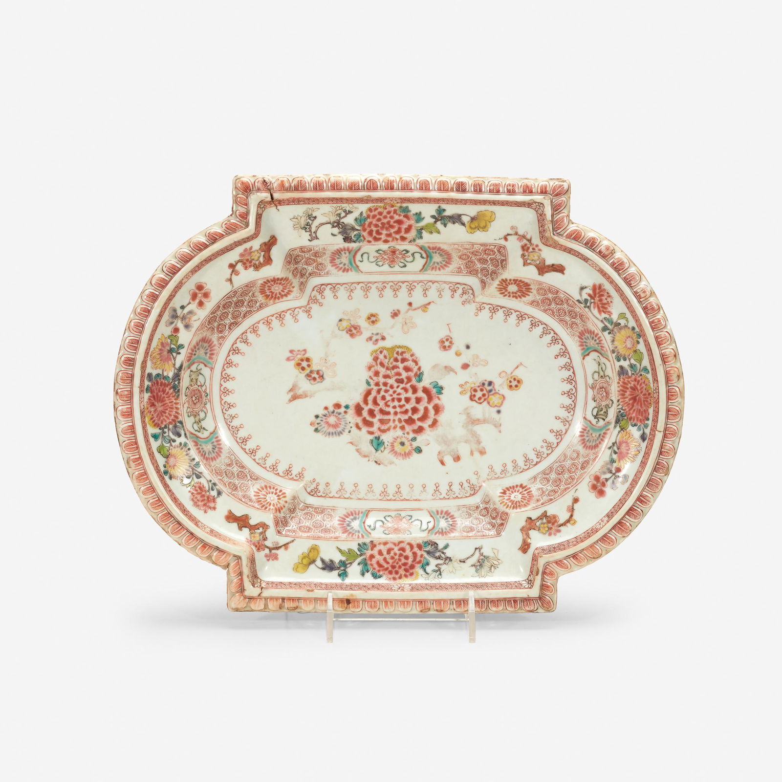 A Chinese export porcelain famille rose enameled (1 of 1)