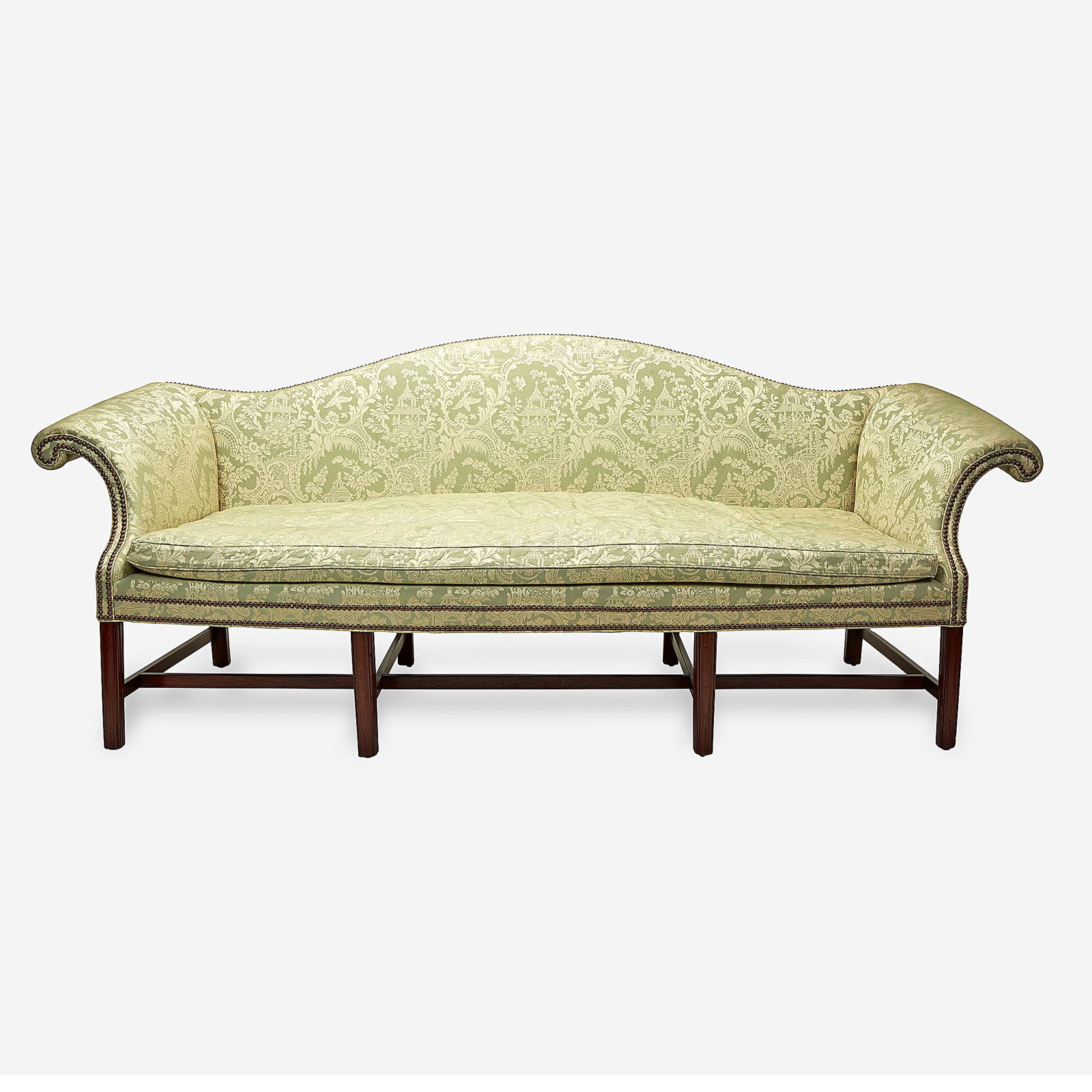 An unusual Irish George III convertible camelback sofa (1 of 1)