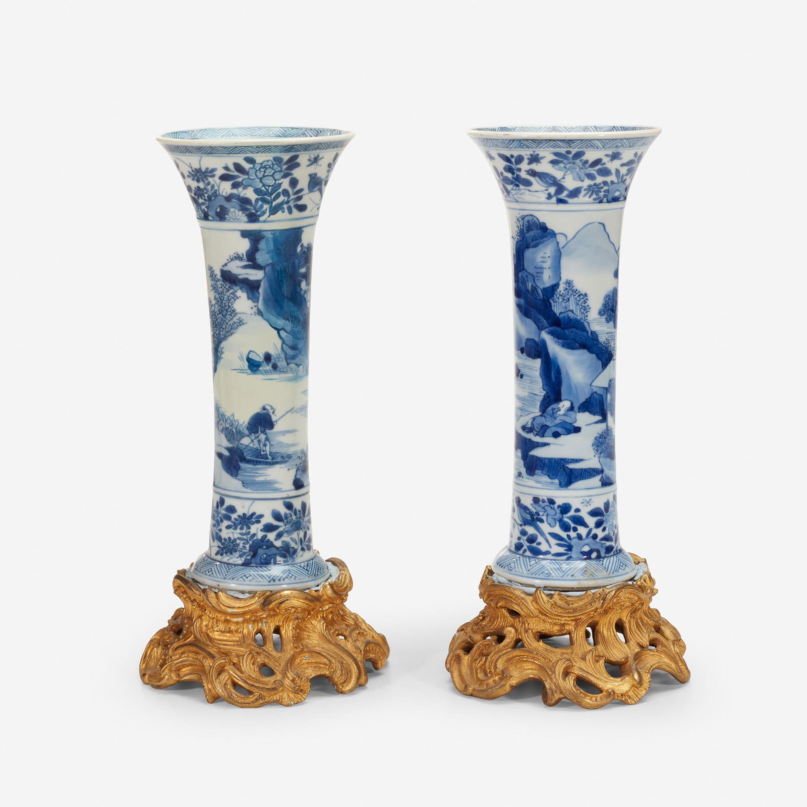 A pair of Louis XV style gilt-bronze mounted Kangxi (1 of 1)