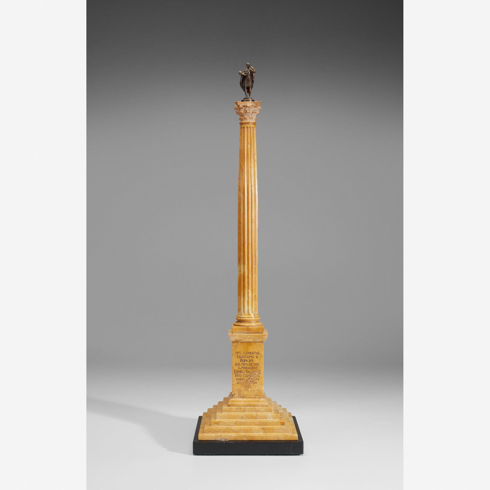 An Italian Grand Tour bronze mounted giallo antico and (1 of 4)