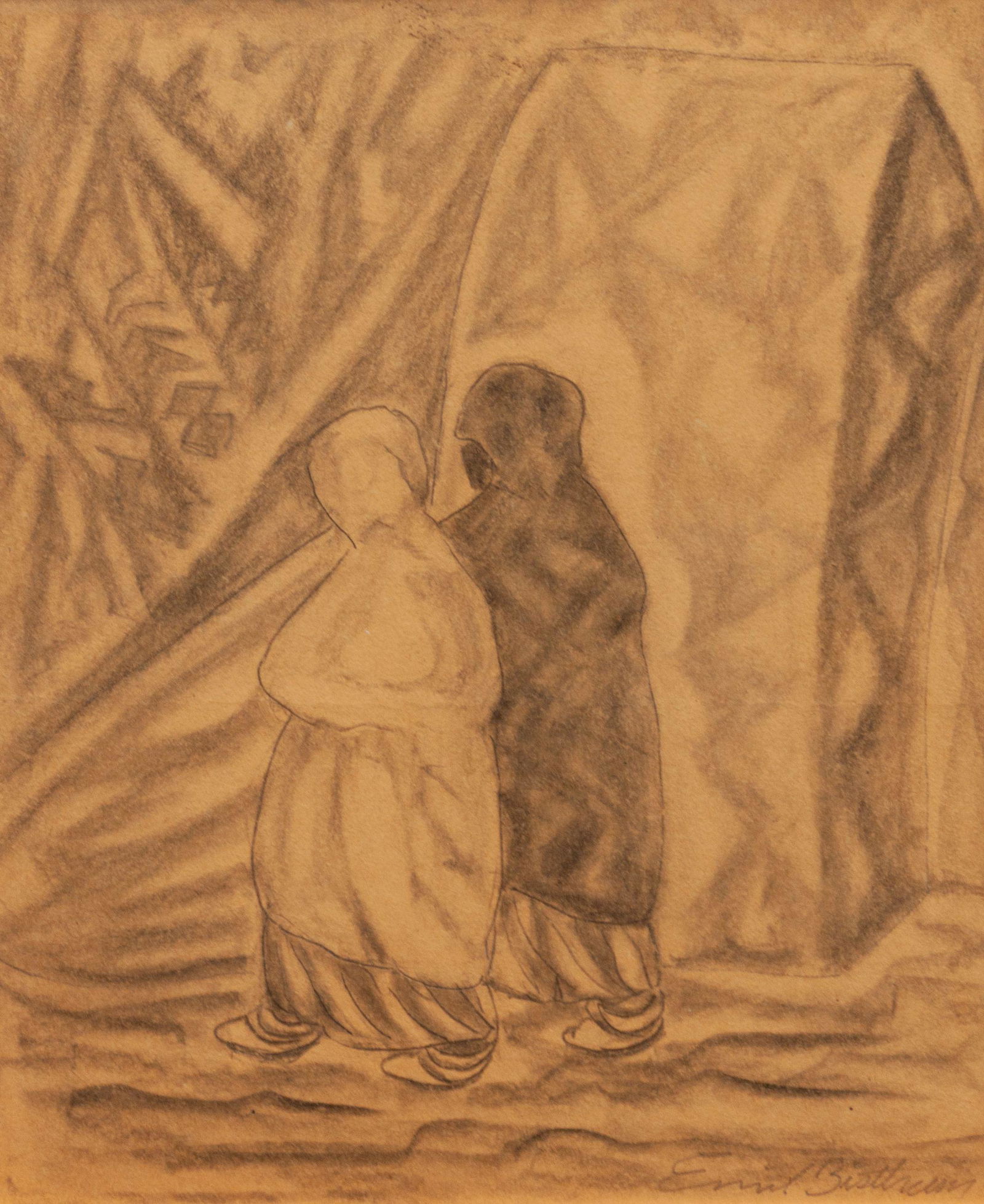 Emil Bisttram (American, 1895-1976) Taos Woman (1 of 3)