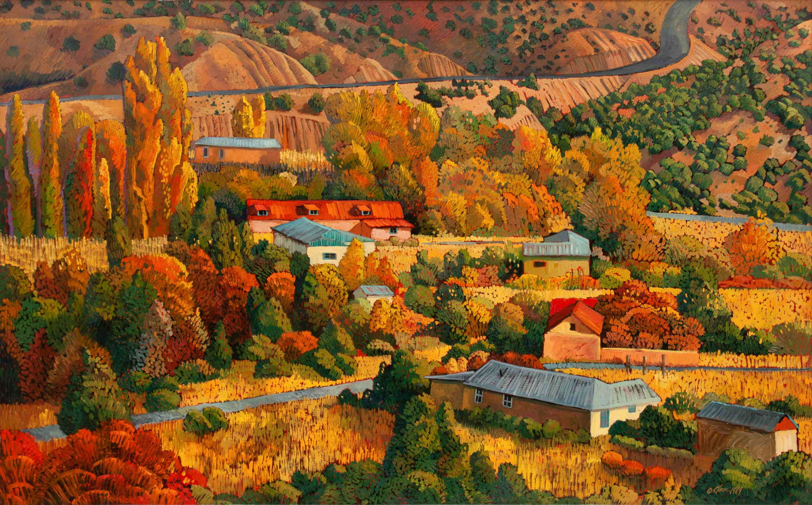 Donna Clair (American, b. 1939) Rio Chiquito, from the (1 of 3)