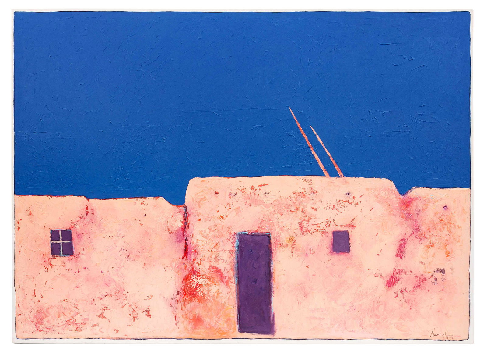 Dan Namingha (Hopi/Tewa, b. 1950) Winter Morning (1 of 2)