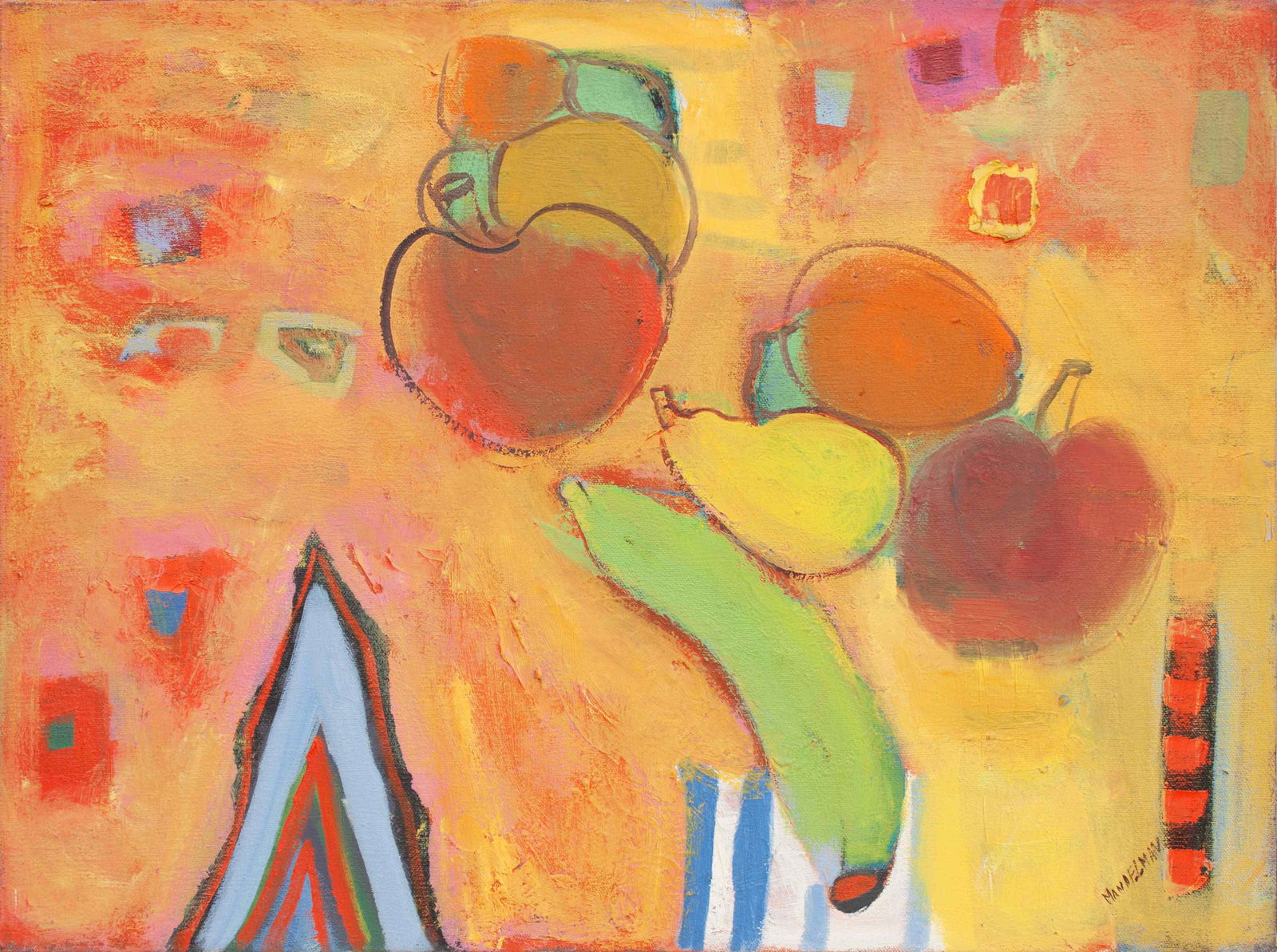 Beatrice Mandelman (American, 1912-1998) Banana, Pear, (1 of 3)