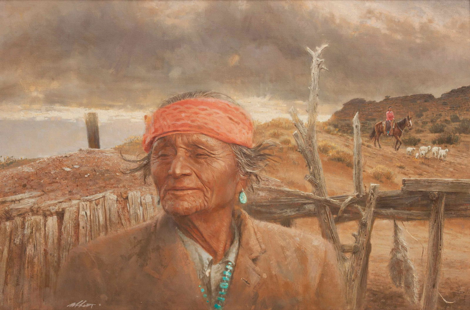 Robert Abbett (American, 1926-2015) Good Memories (1 of 3)