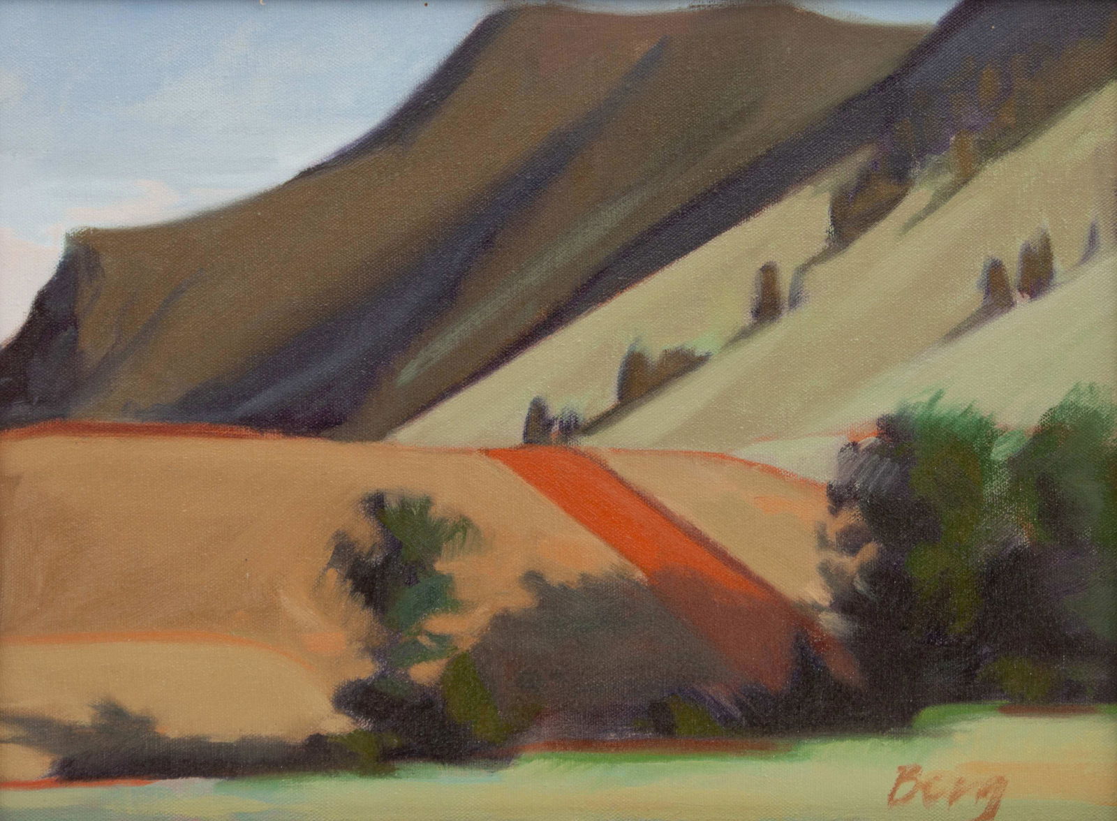 Thomas Berg (American, 1943) South Sheep Mountain, July (1 of 2)